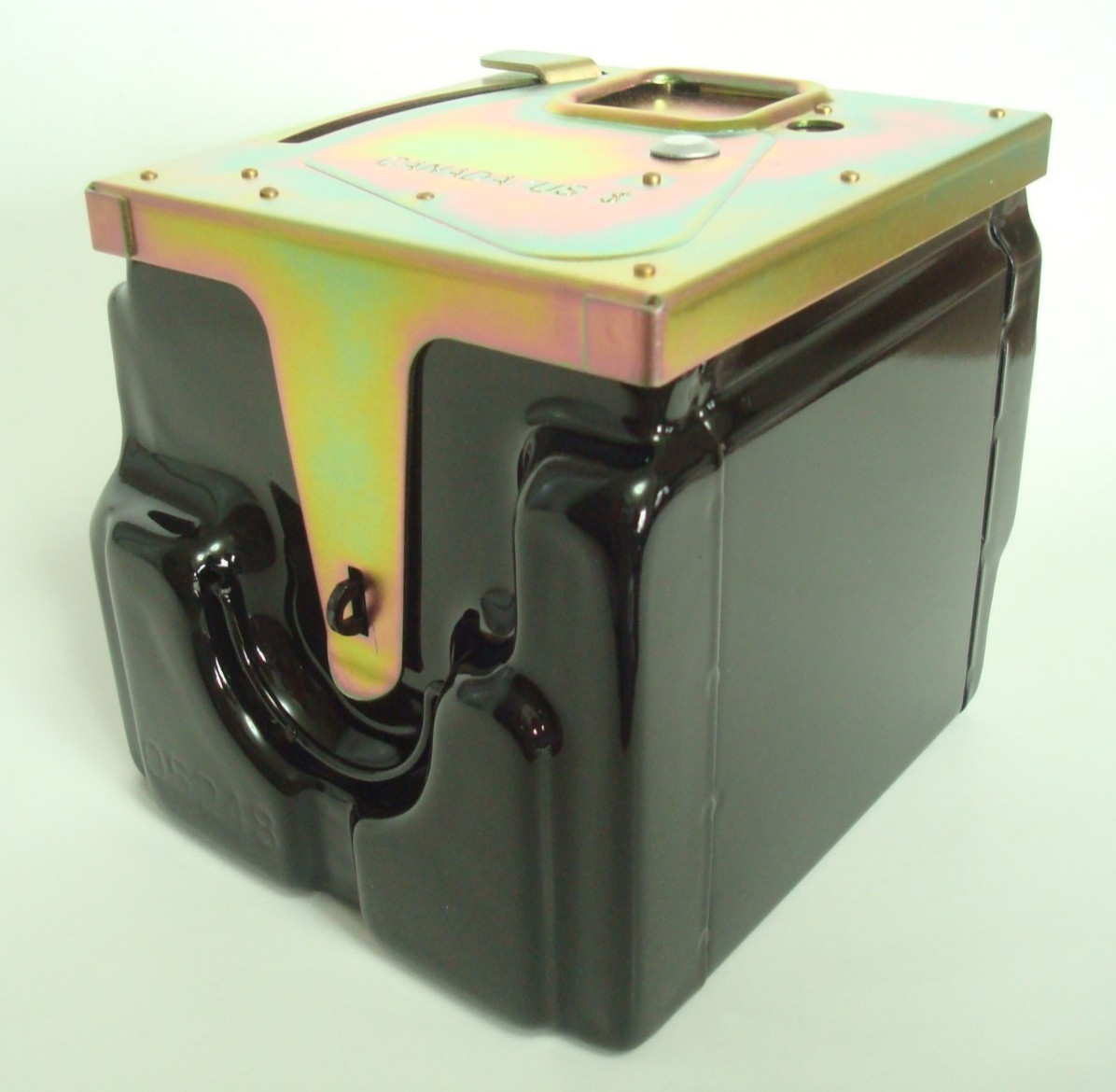 Payphone 3 slot pay phone coin box and lid Western Electric Northern Electric