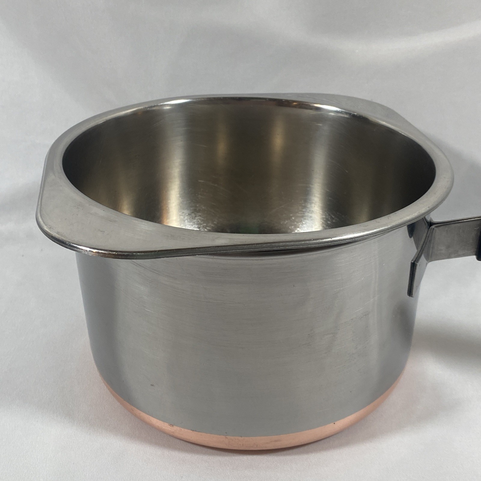 Revere Ware Copper Bottom 3 Qt Saucepan Boiler Insert Lid Stainless Steel Pre68