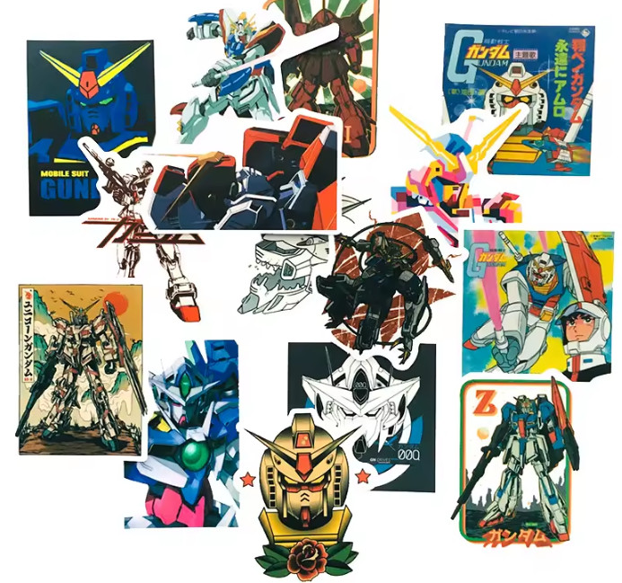 50pc Gundam Sticker Pack