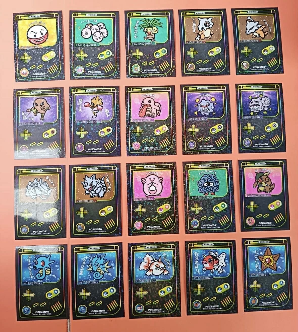 Pokémon Chibi Evolutions Nintendo Trading Card Lot Holo Game Boy Color