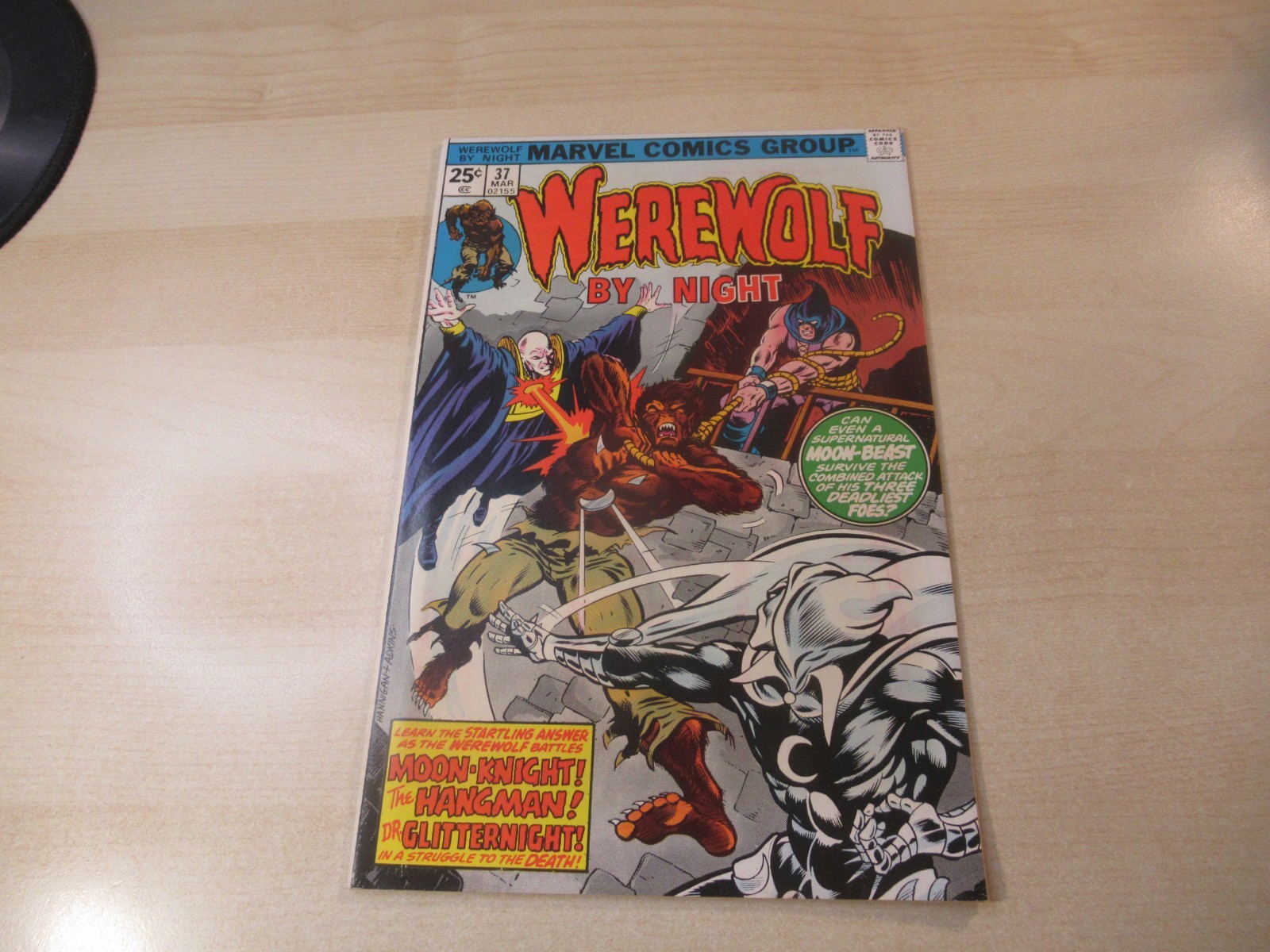 WEREWOLF BY NIGHT #37 HIGH GRADE EARLY APPEARANCE MOON KNIGHT BEAUTIFUL
