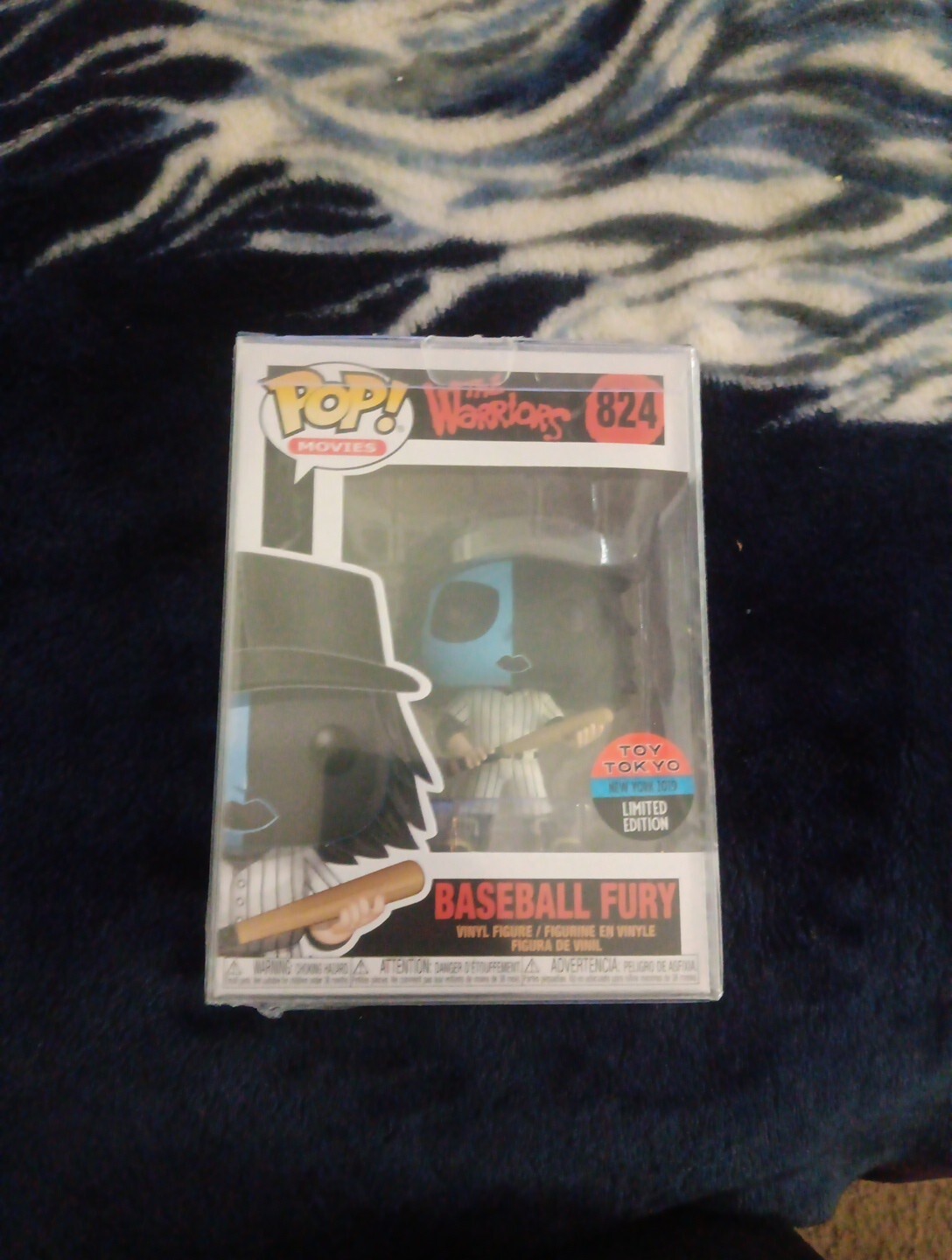 Funko: The Warriors Baseball Fury Toy Tokyo New York Comic Con W/ Pop Protecter