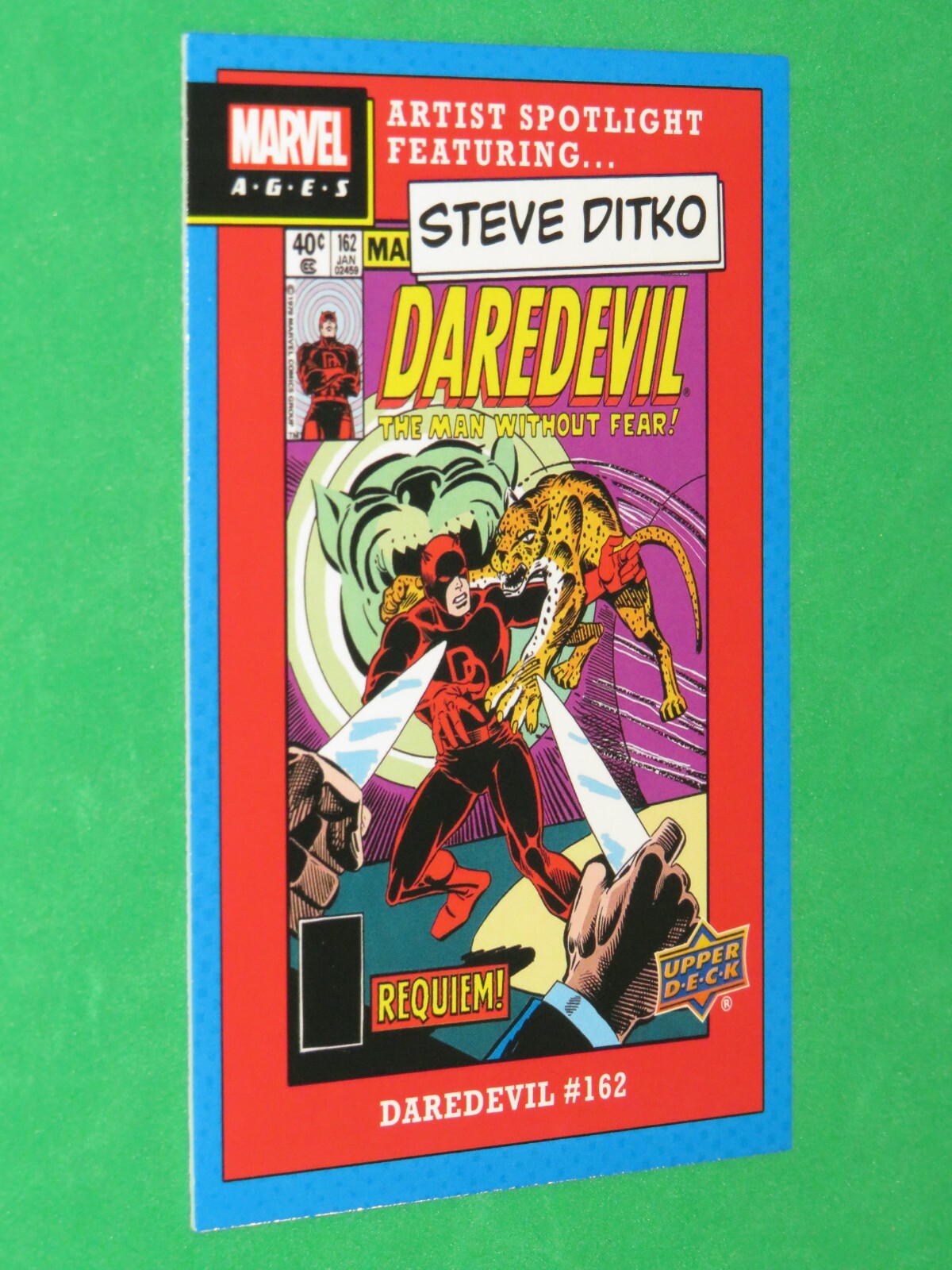 2020 Upper Deck Marvel Ages Artist Spotlight Steve Ditko #ASF-10 INSERT CARD!