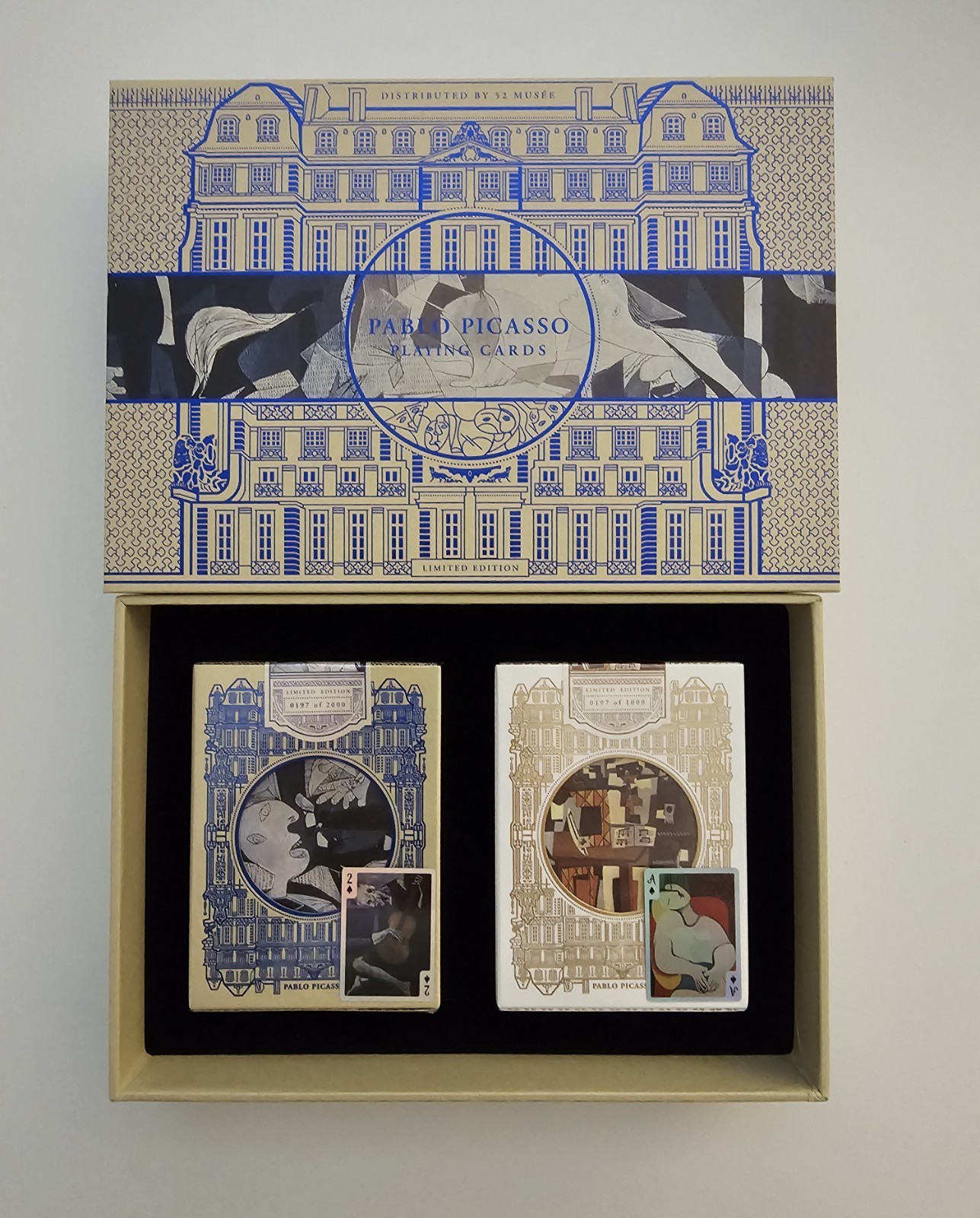 52 Musee Pablo Picasso Playing Cards Box Set – Standard and Gilded