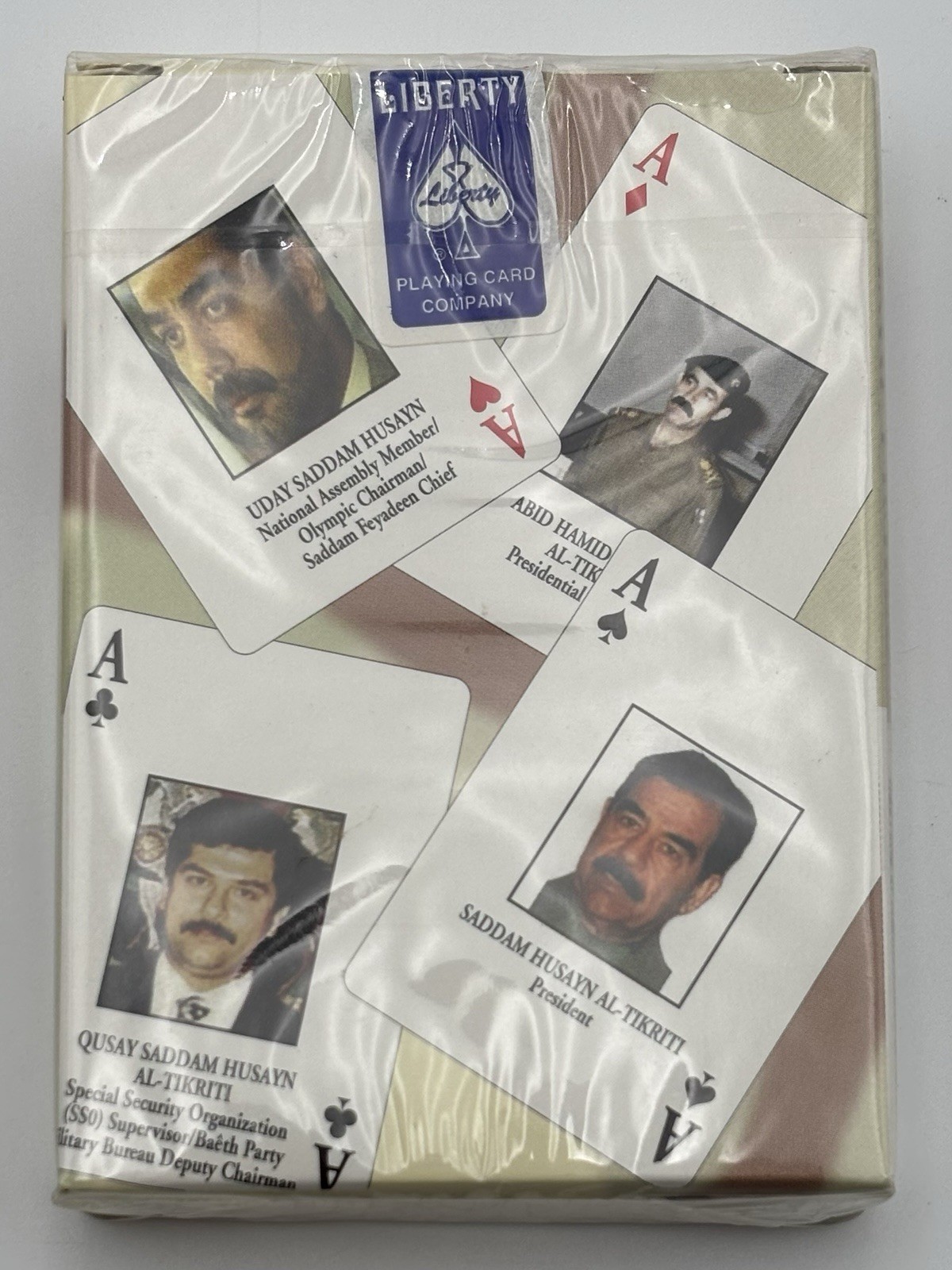 2003 Iraqi Most Wanted Playing Cards Military Iraq Saddam Liberty NIB – Sealed