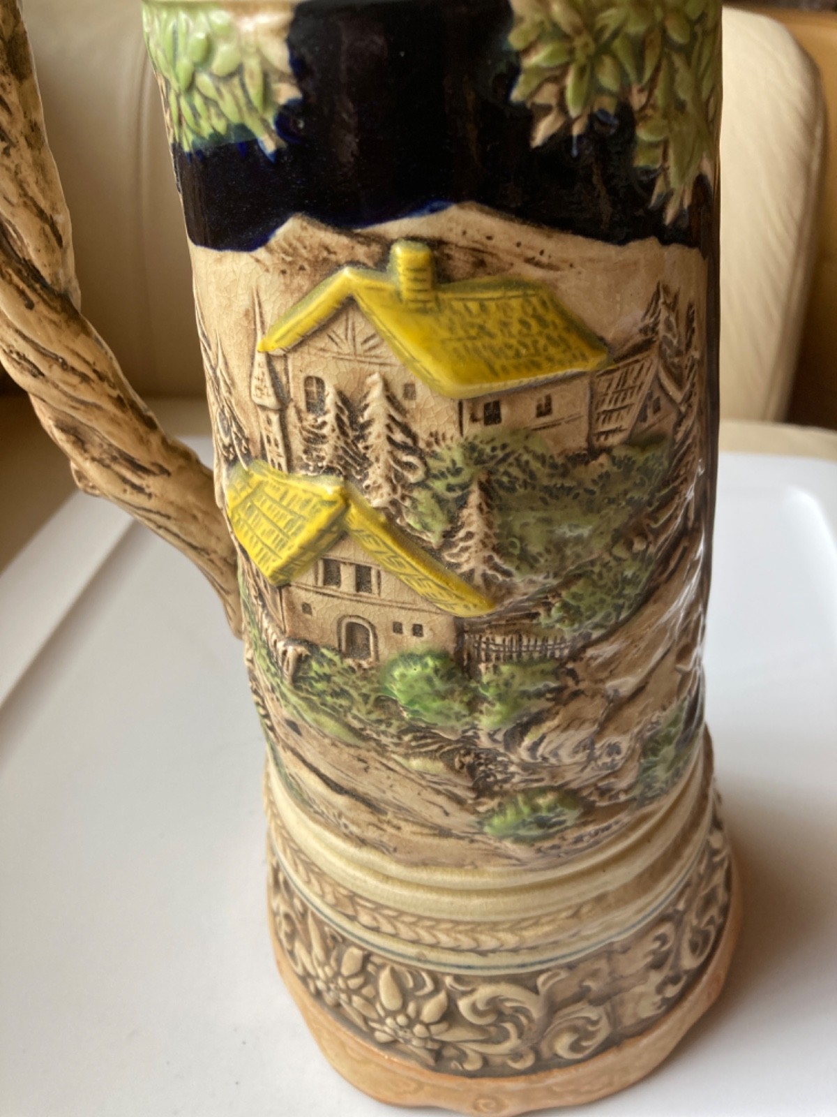 German Beer Stein with Music Box