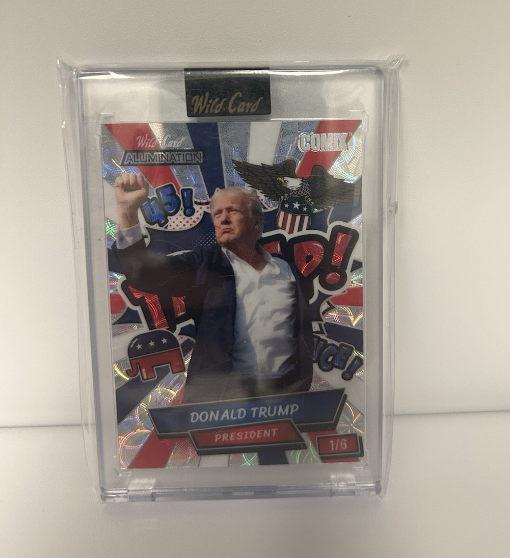2024 Wild Card Alumination Comix Donald Trump JD Vance SSP #1/6 ACWT-DT3 Rare
