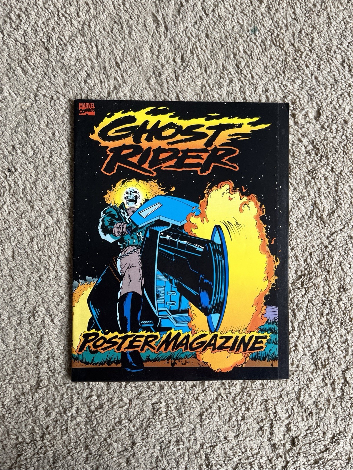 Ghost Rider Poster Magazine Todd McFarlane Mark Texeira Sam Kieth Free Ship O