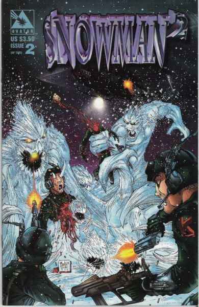 Snowman: Squared #2 – 9.6 Near Mint + Avatar Press 1998