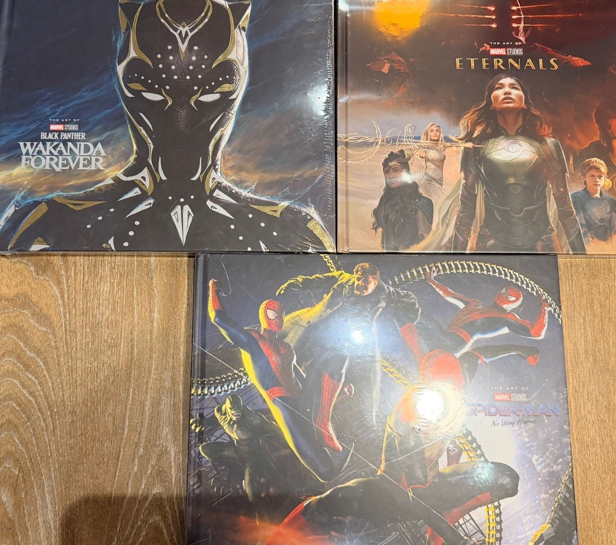 Marvel Studios Black Panther, Eternals, and Spider-Man New/Sealed
