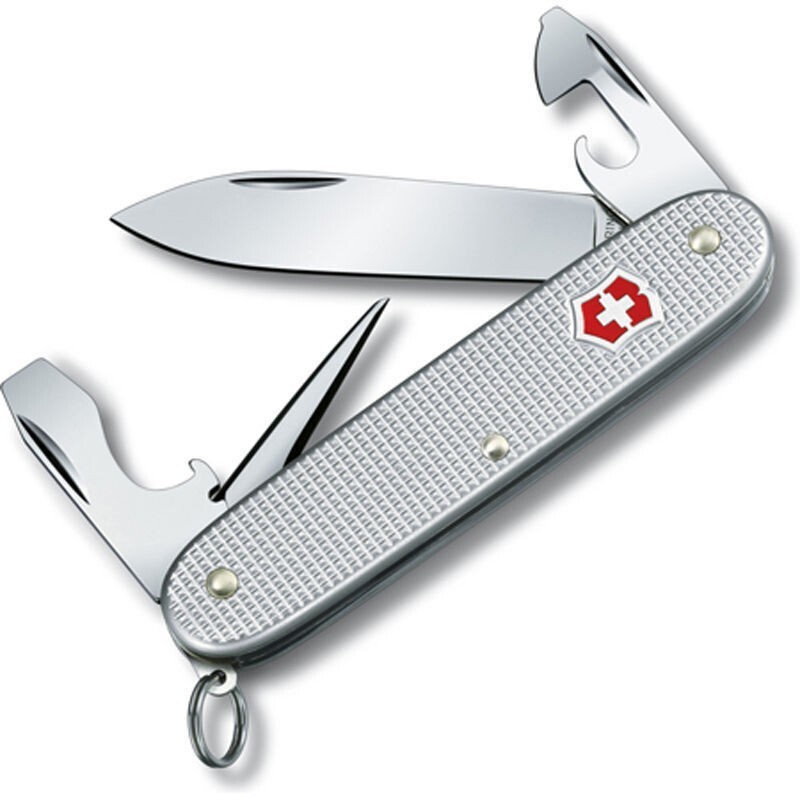 New in Box Victorinox 93mm Swiss Army Knife PIONEER Silver Alox 0.8201.26