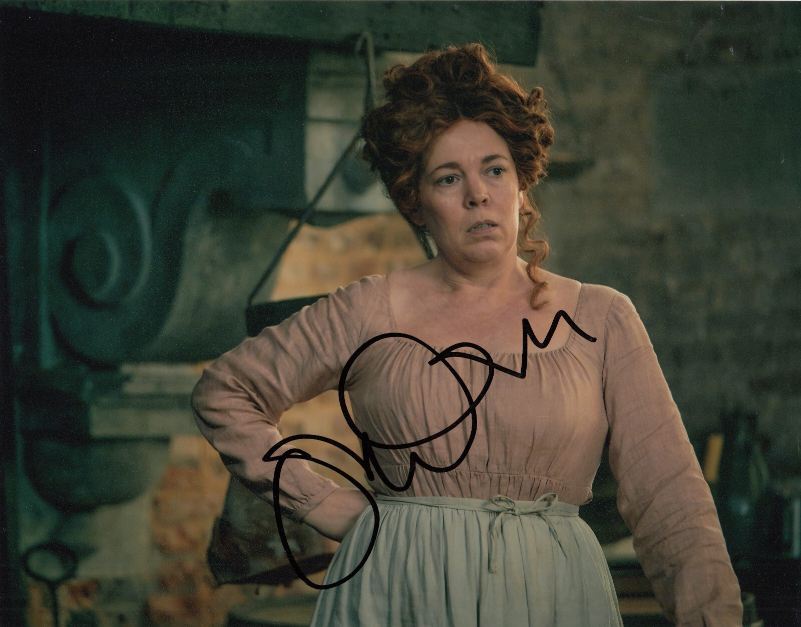Olivia Colman HAND Signed 10×8 Photo AFTAL *SEE* PHOTO & VIDEO PROOF [19119]