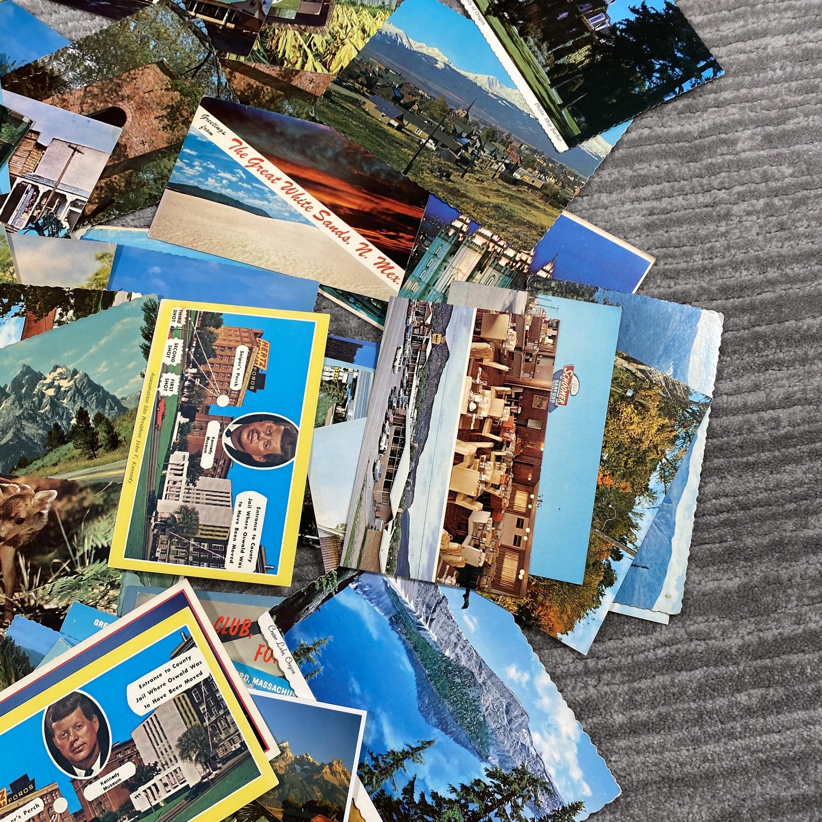 Vintage US Travel Tourist Postcard Lot Landscapes Cities Views Standard 100+