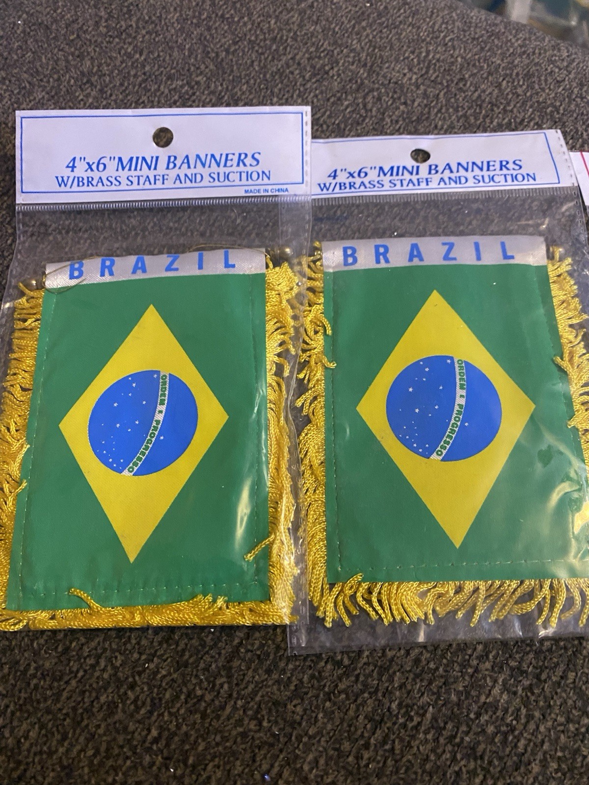 BRAZIL Mini Banner Lot