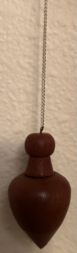 Wooden Chambered Pendulum to Store Keepsake, Spell or Personal Items!