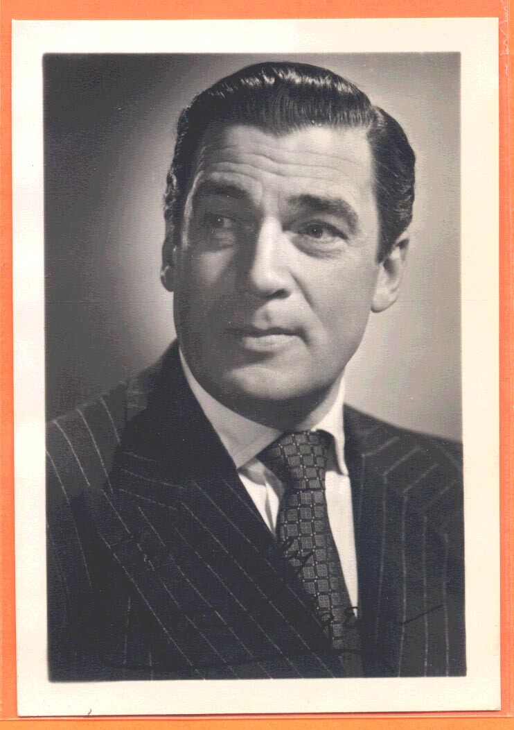 Walter Pigeon, Actor, Matte 3-1/2 by 5″ circa 1950