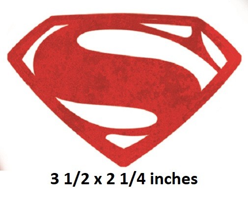 Superman Logo Decal Wall Art Decor DC Comics Peel Stick Wallpaper Sticker Cling
