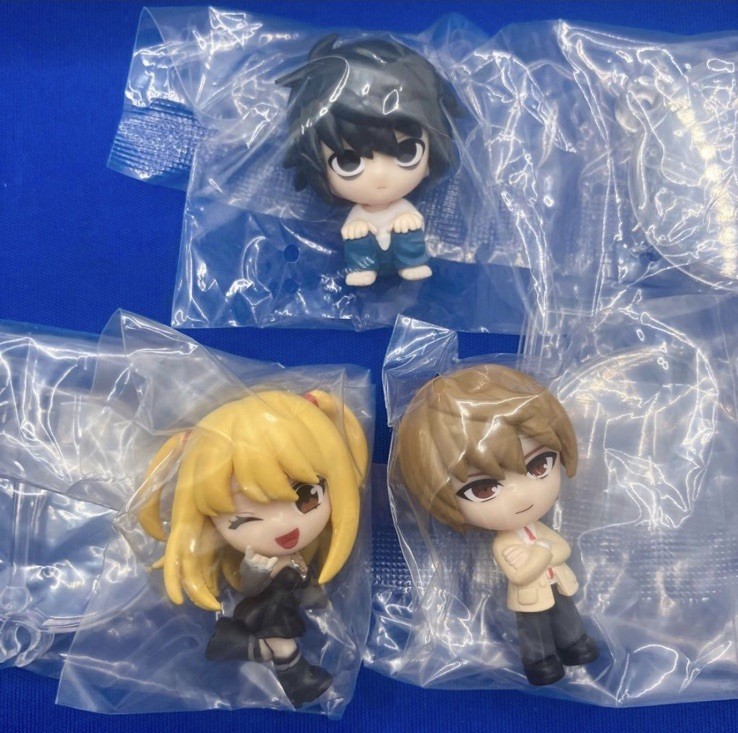 Death Note Collection Figure Complete Set of 5 L Light Misa Near Mello Gashapon