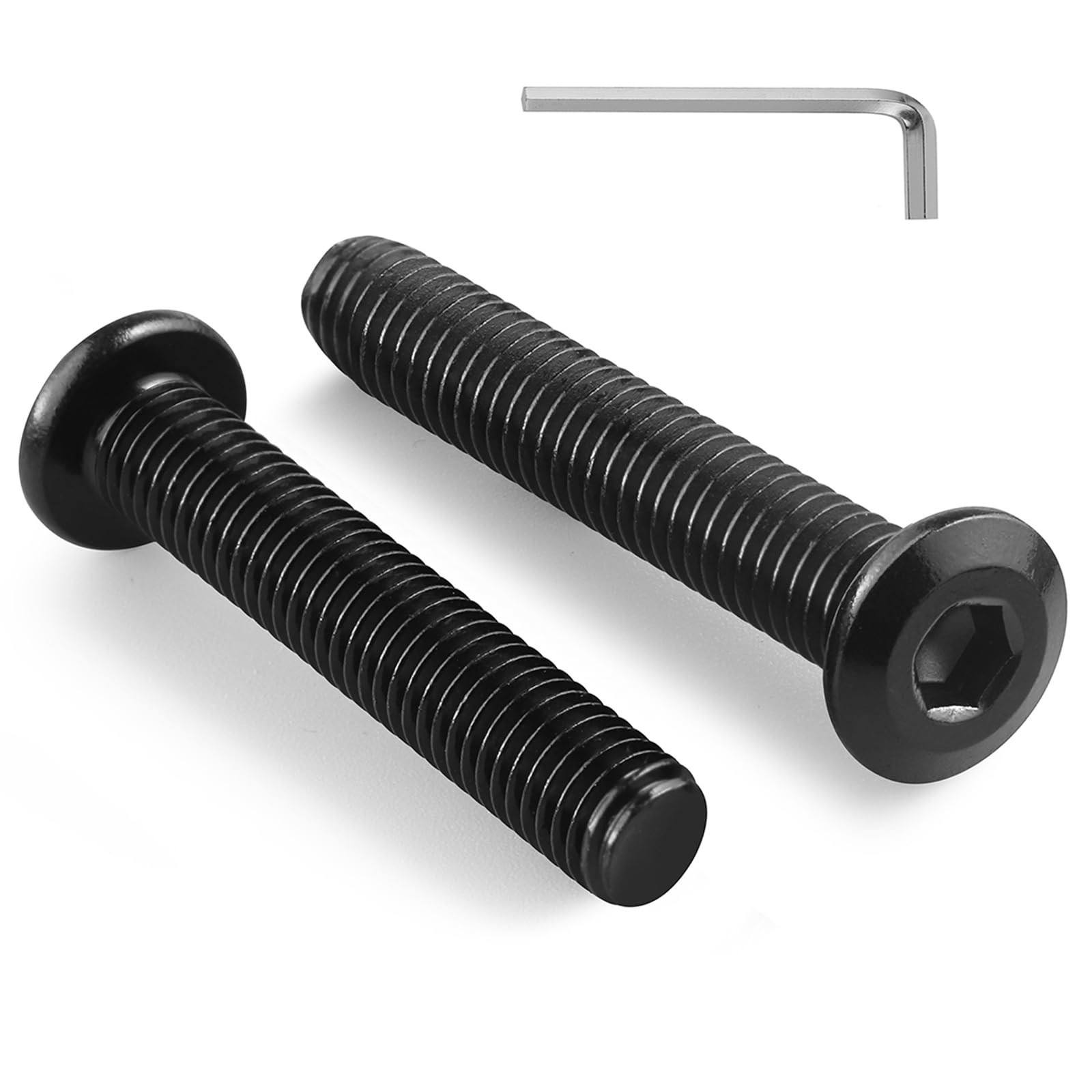 30Pcs 1/4-20 Bolt, 1/4-20 x 1-1/2″ Flat Head Hex Socket Cap Screws, 304 Stain…