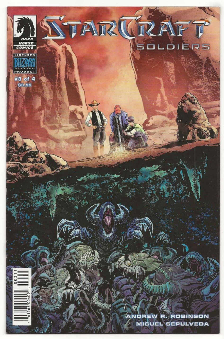 Dark Horse Comics STARCRAFT SOLDIERS #3 first printing cover A