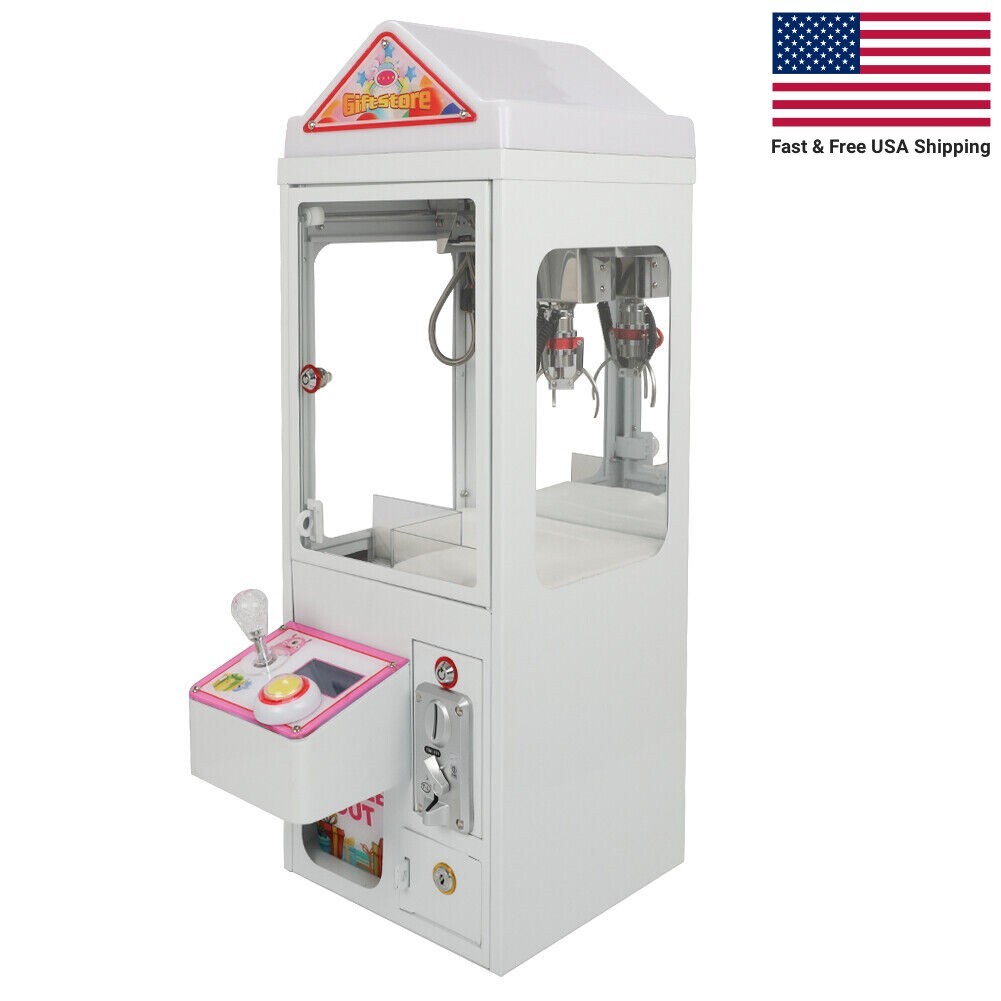 Mini Claw Crane Machine Candy Toy Grabber Catcher Carnival Charge Play Mall USA