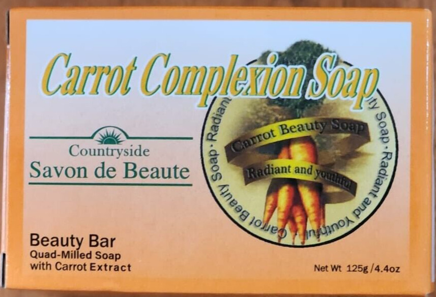 1 DOZEN Carrot Complexion Soap with Carrot Oil 12 BARS 125g Each FREE SHIPPING