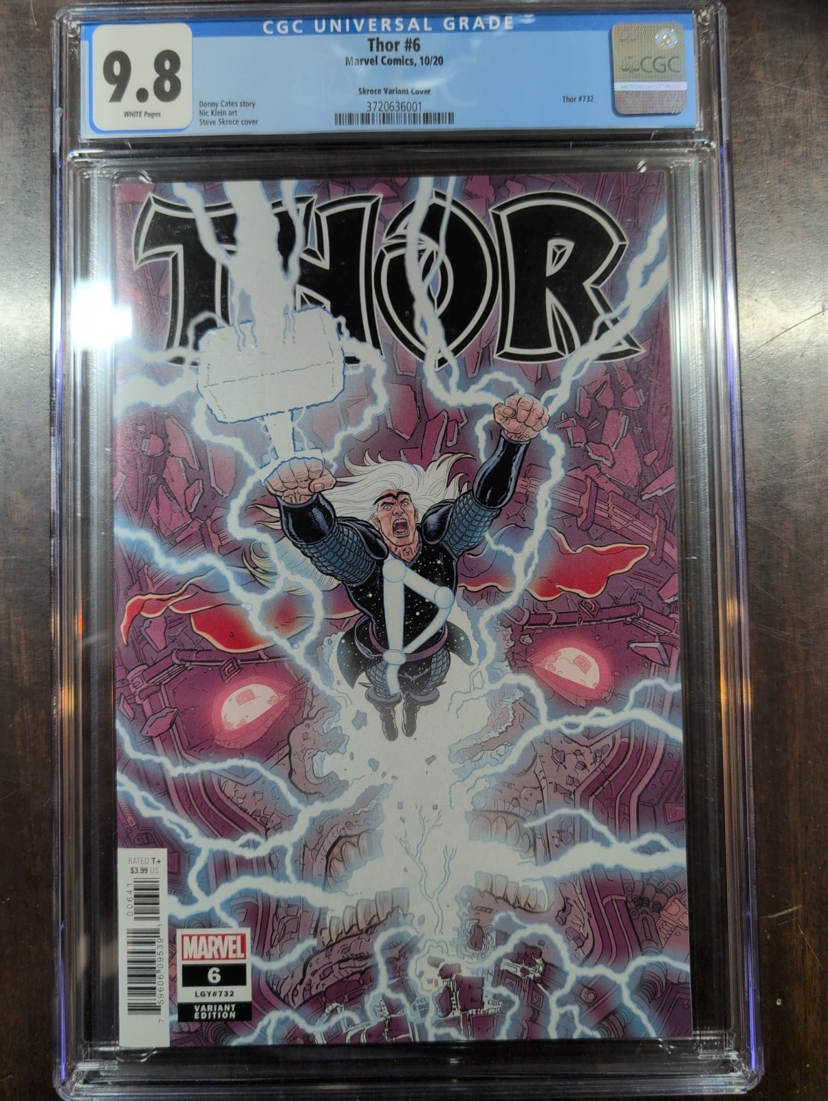 The Mighty Thor #6 CGC 9.8 Steve Skroce (Marvel Comics October 2020)