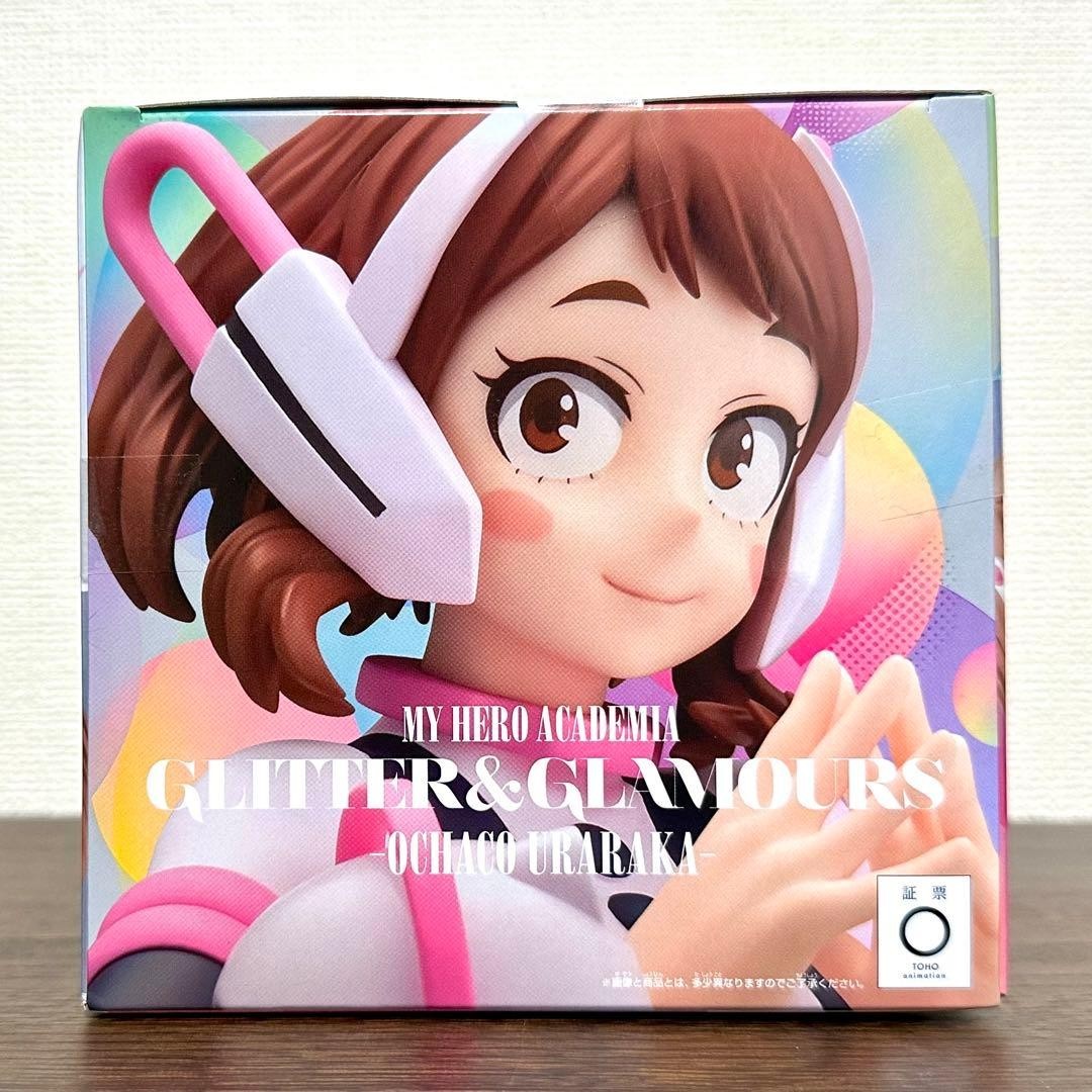 My Hero Academia GLITTER&GLAMOURS Figure Ochako Uraraka Bandai Japan Anime New