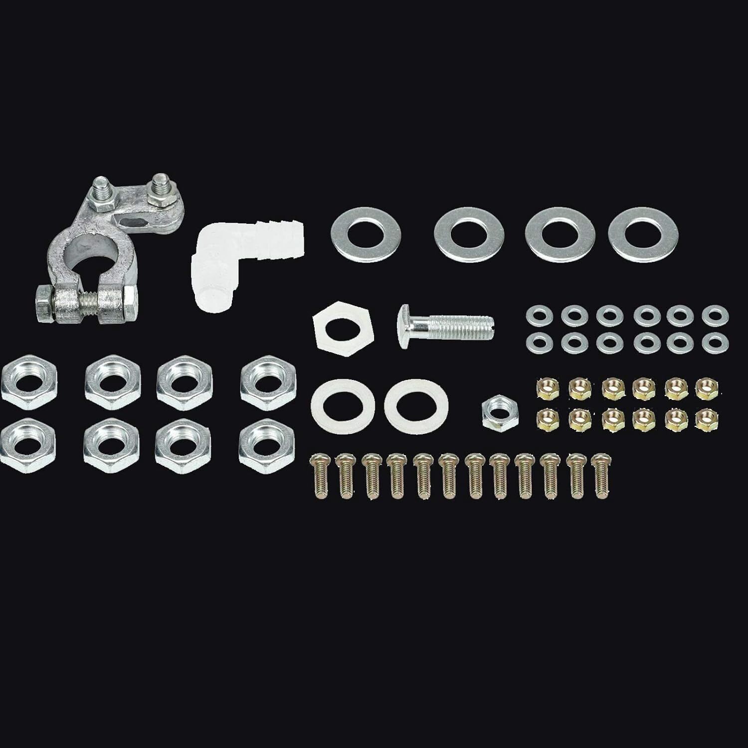 Complete Aluminum Battery Box Relocation Kit Compatible with 79-14 Ford Mustang
