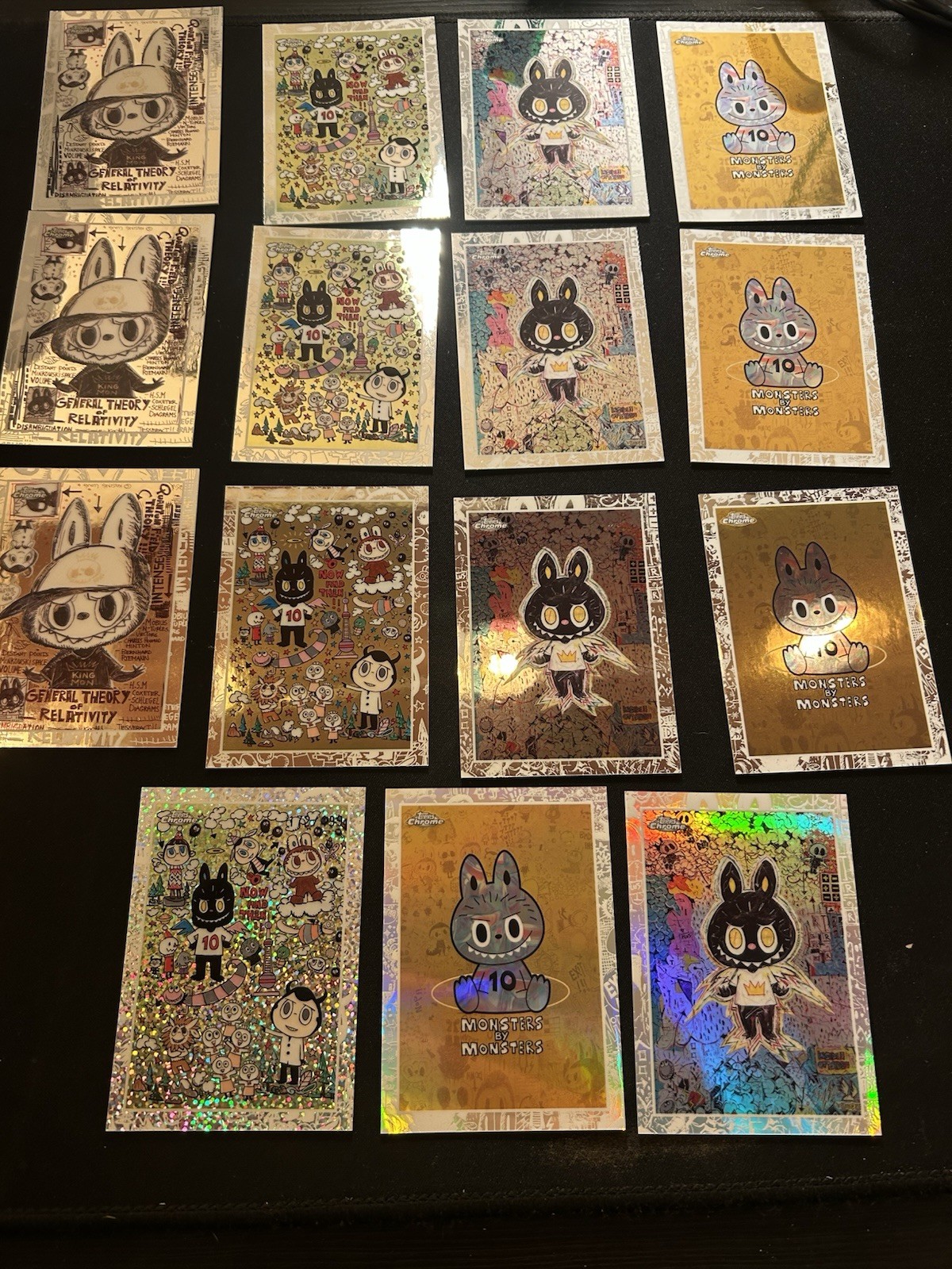 2025 TOPPS CHROME LABUBU THE MONSTERS 10TH ANNIVERSARY SPECKLE #2 TM01