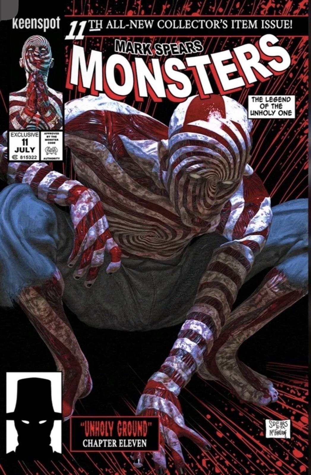 [RED MONSTERS] MARK SPEARS MONSTERS #11 TORMENT HOMAGE LTD 300
