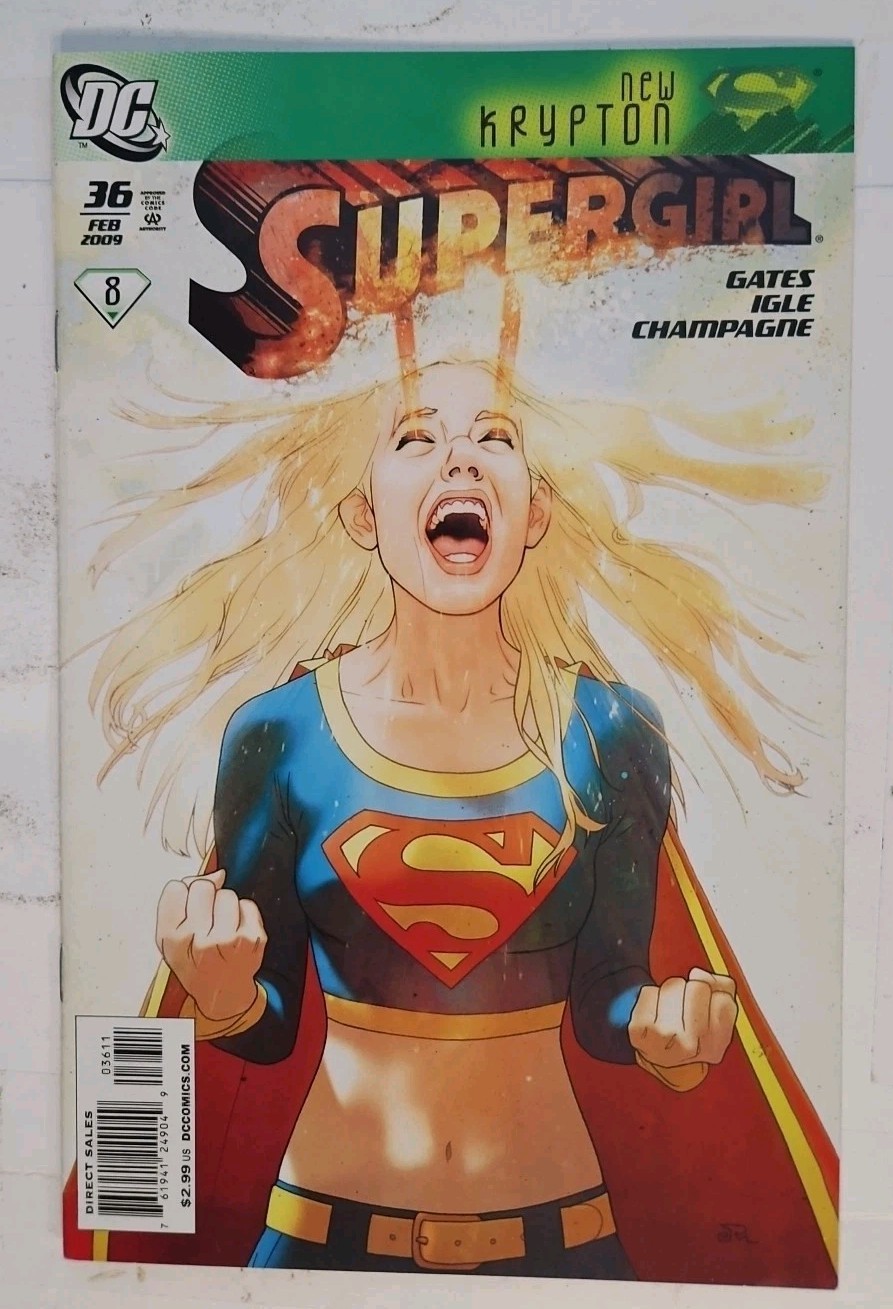Supergirl #36 Joshua Middleton Cover (DC Comics February 2009) Nm