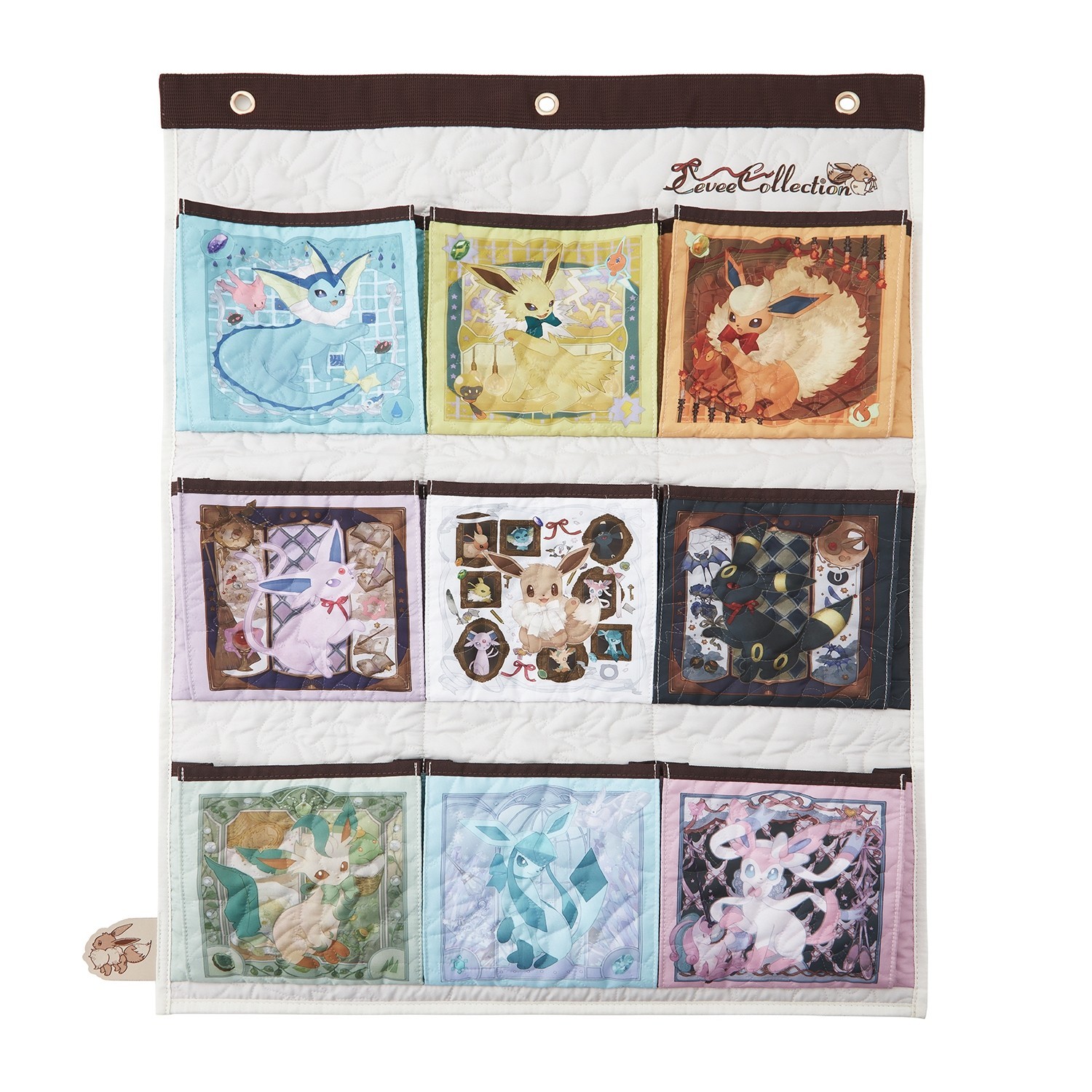 pokemon center Eevee Collection Umbreon Sylveon Vaporeon Flareon wall pocket