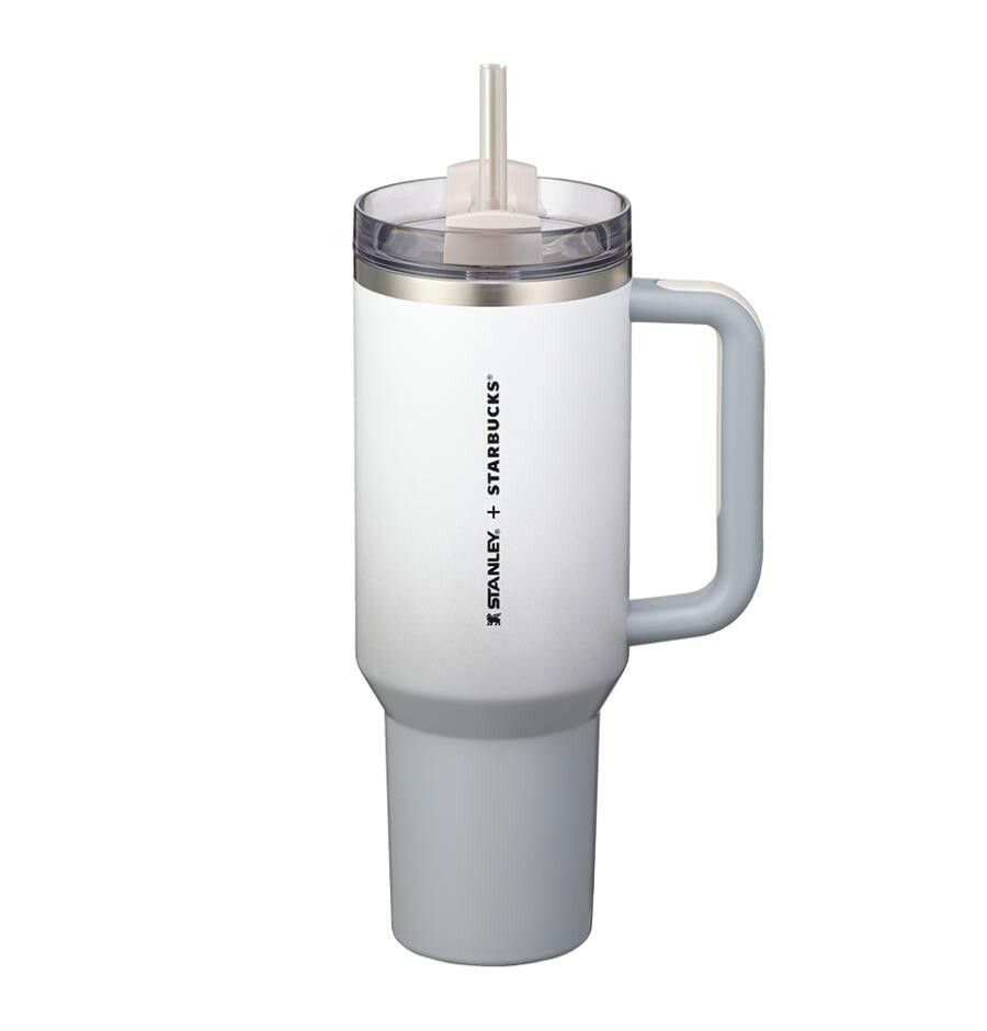 STARBUCKS Korea 2024 Stanley Gray Quencher Handle Tumbler 40oz (1183ml) limited