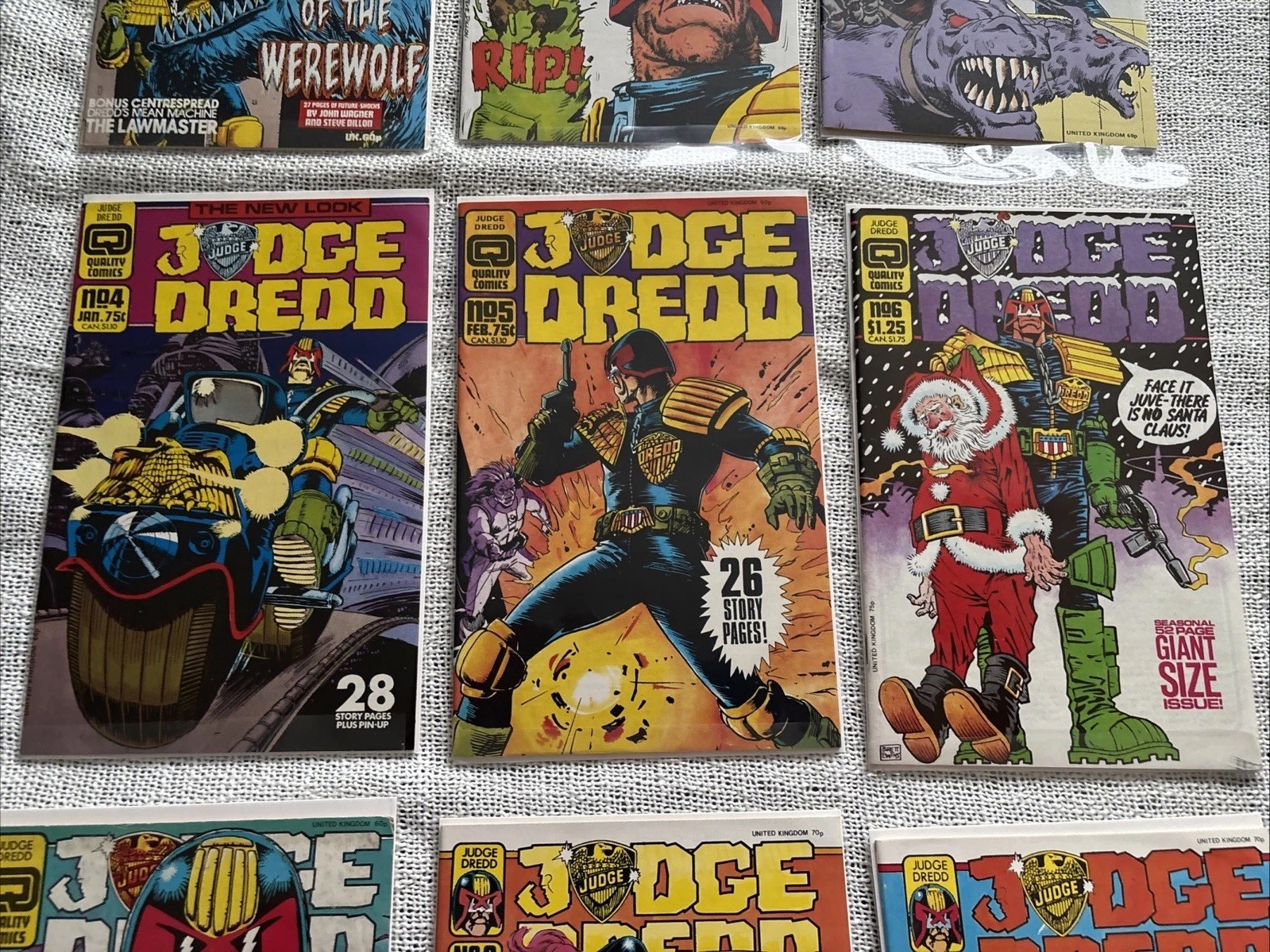 JUDGE DREDD #1-77 Complete Set/Run 1986:Overall VF/NM see listing MOVIE COMING!