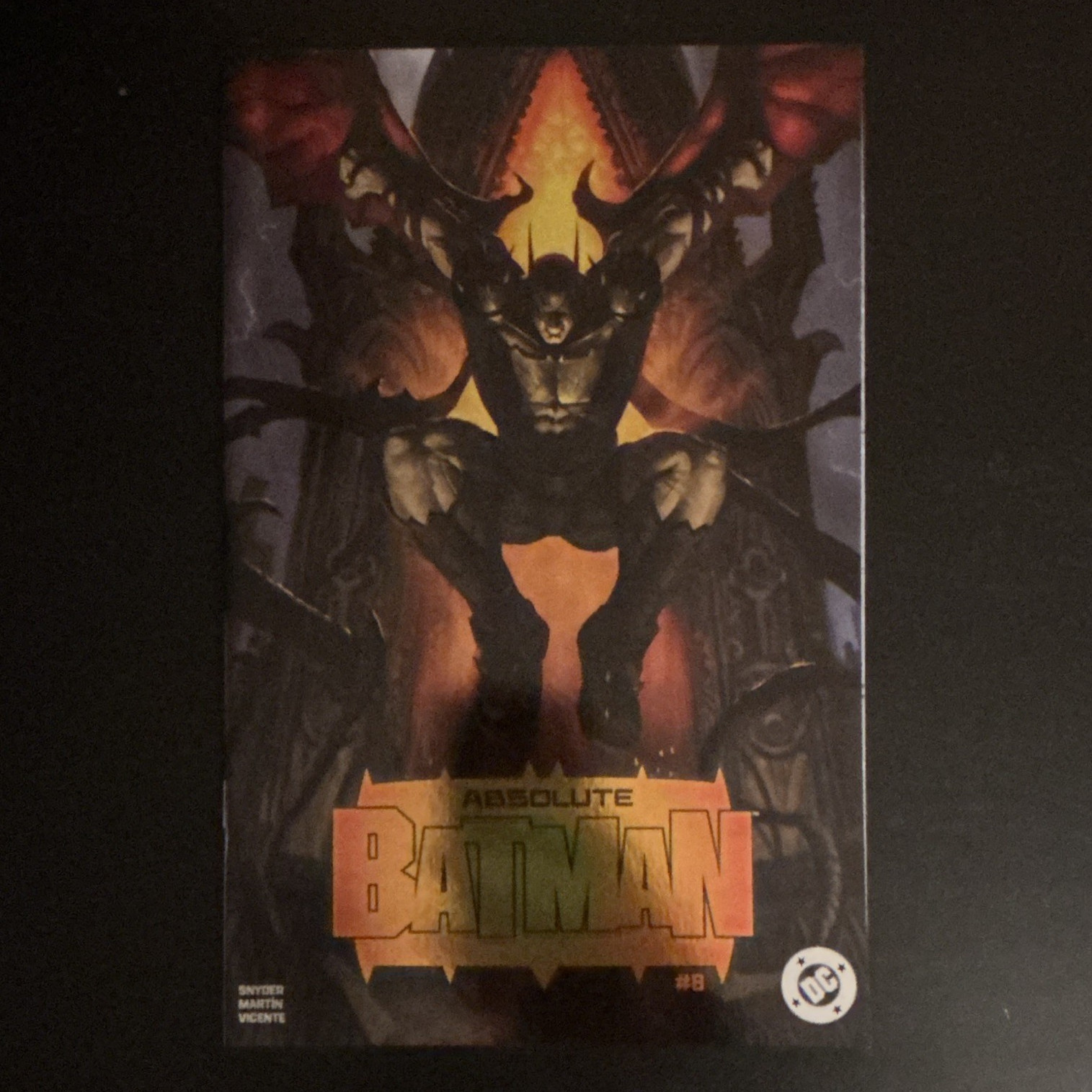Absolute Batman #8 Aaron Bartling Foil Dallas Fan Expo 2025 Edition
