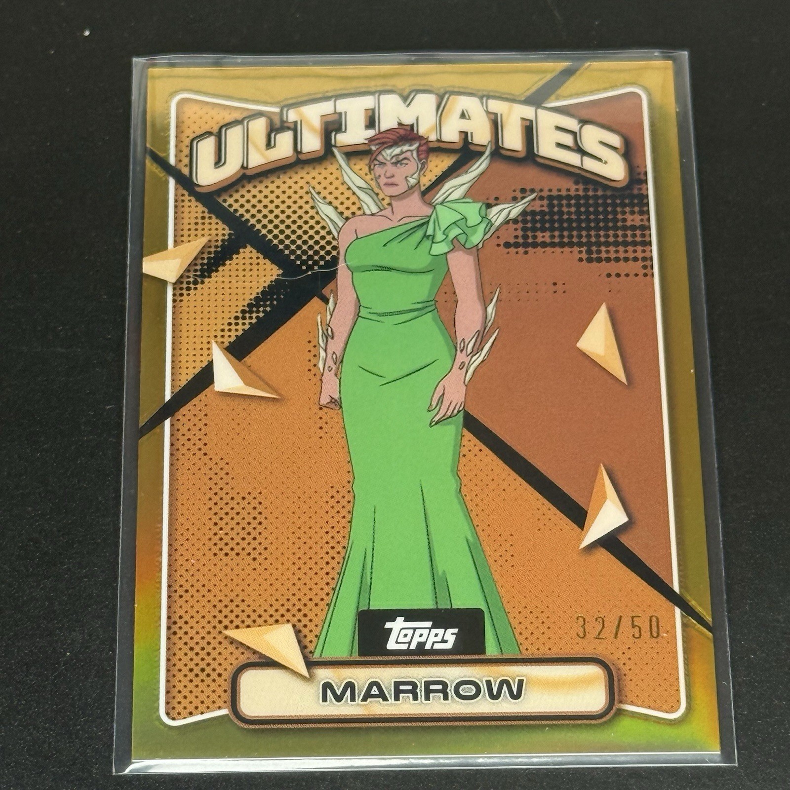 Marrow 2025 Topps Finest Marvel ’97 Ultimates #3 Gold Foil /50