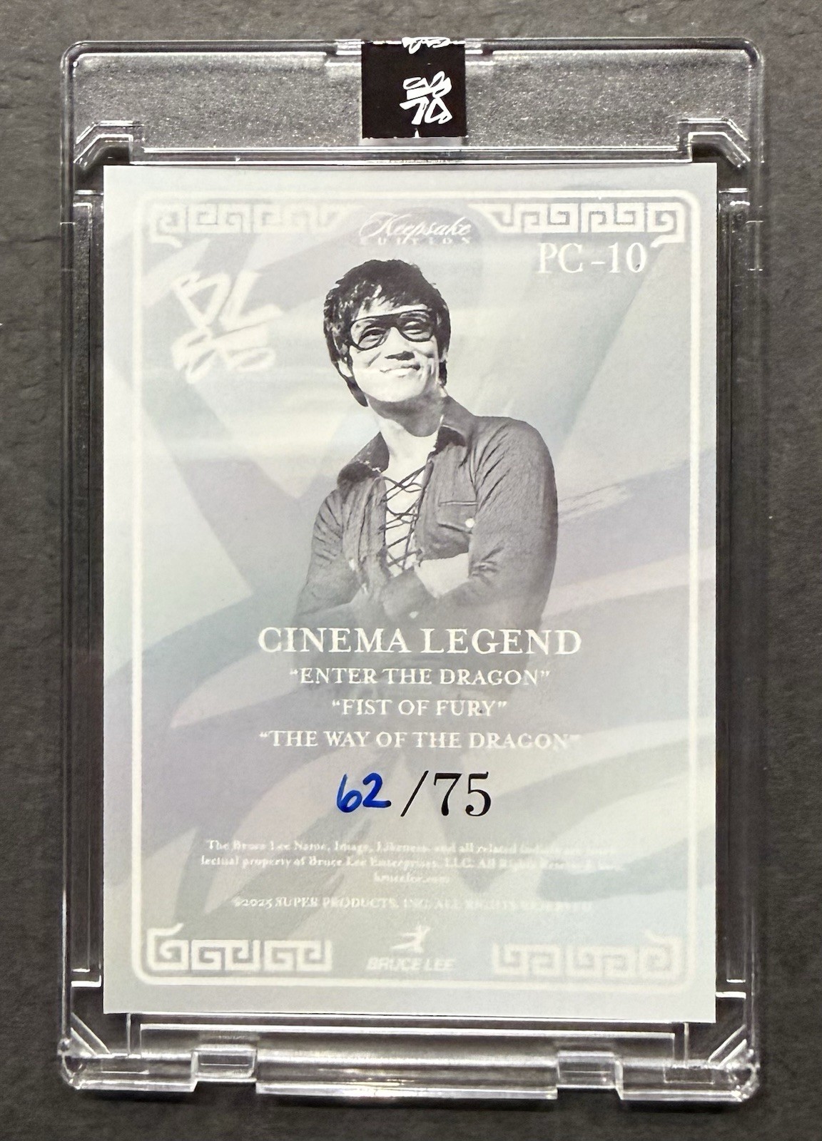 Bruce Lee Keepsake 85th Anniversary Private Collection PC-10 Red Cracked Ice /75