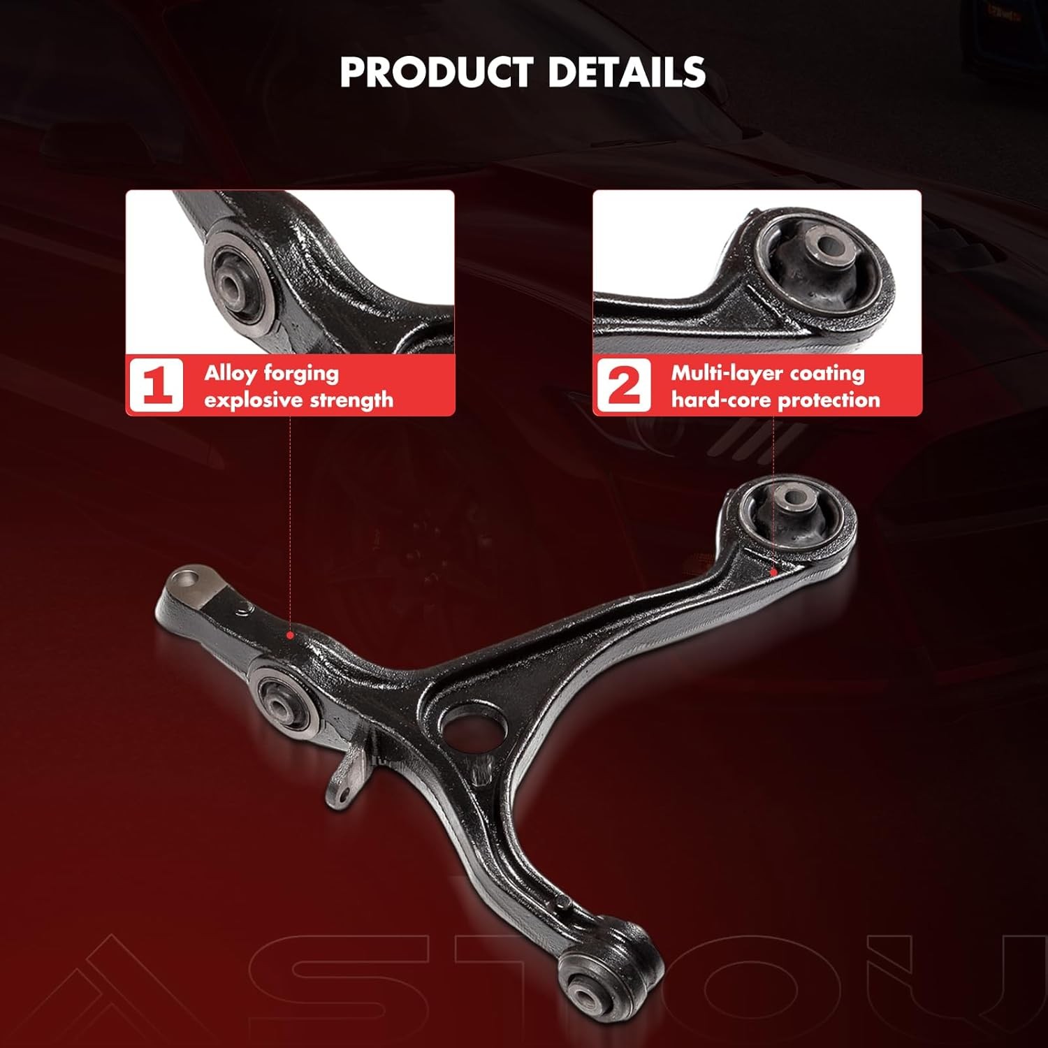 12PCS ASTOU Front Suspension Kit fit 2004-2008 for Acura TSX 2003-2007 for Honda