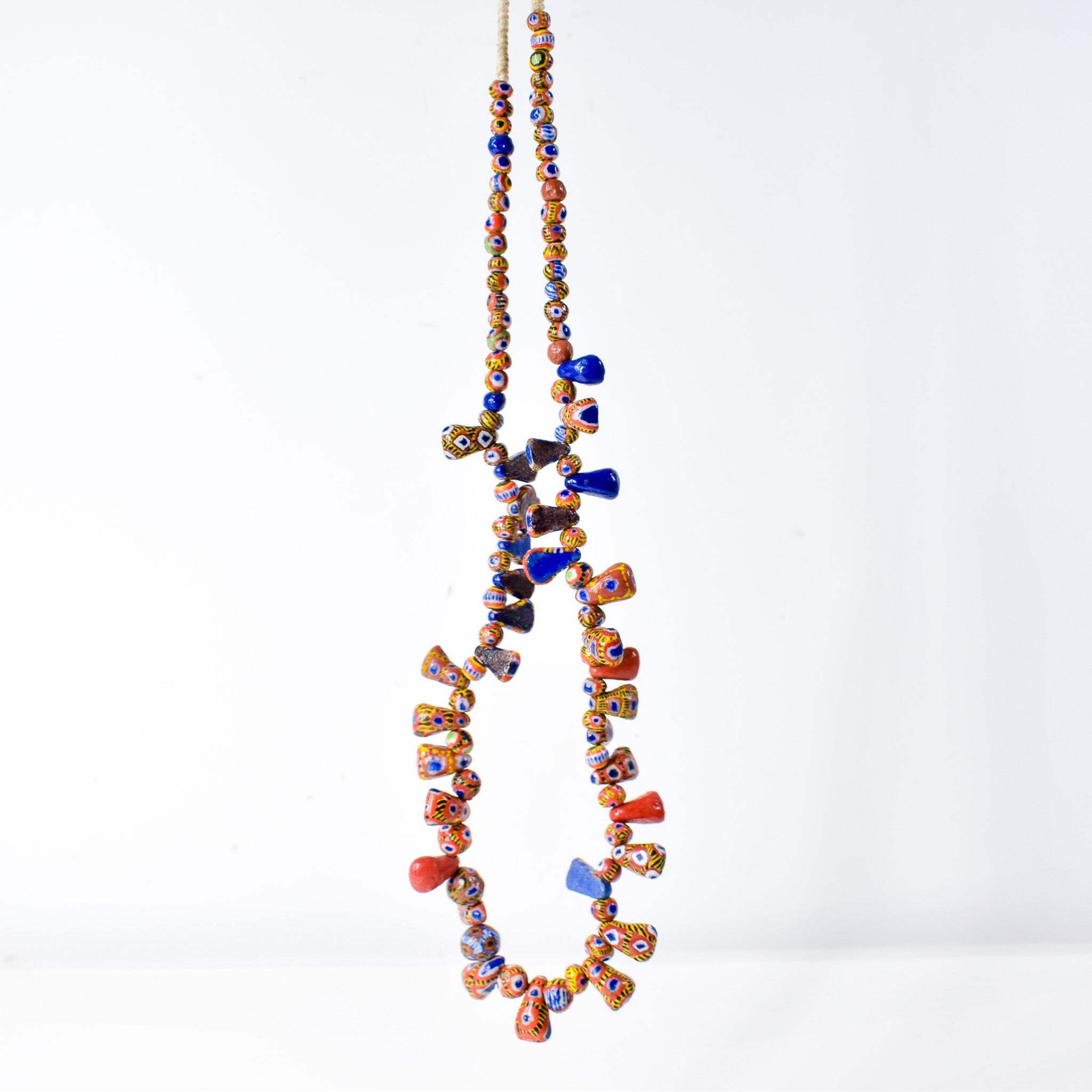 Kiffa Beads Contemporary Using Ancient Techniques Mauritania 34 Inch