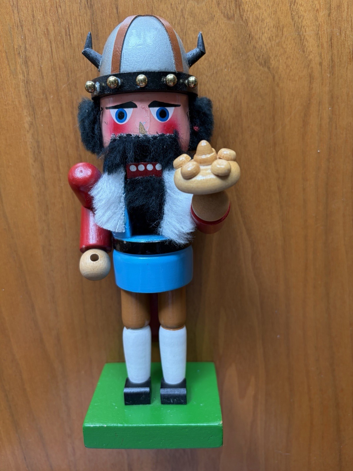 Viking Christmas Nutcracker Multicolor 7.5 in