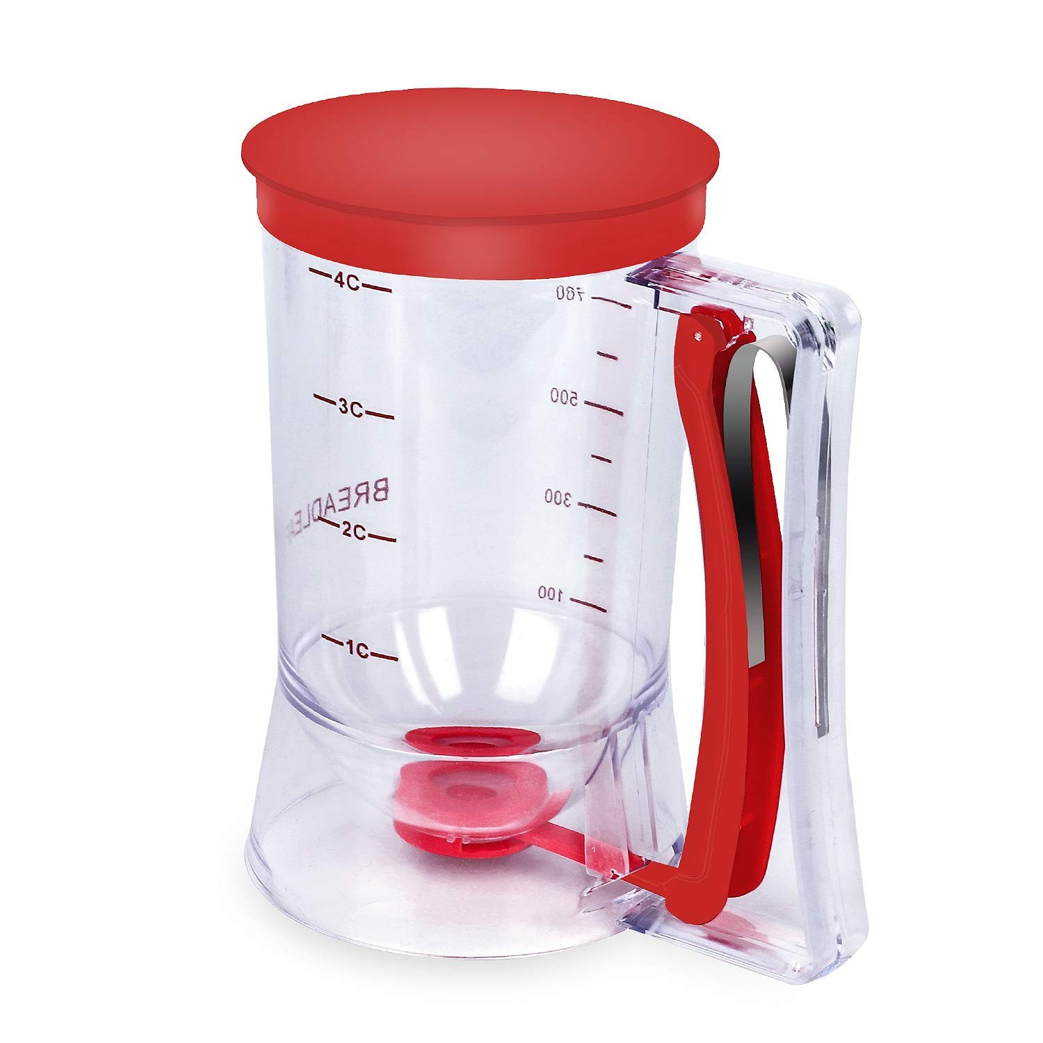 4-Cup Baking Batter Dispenser, Precision Pouring for Pancakes Muffins Crepes