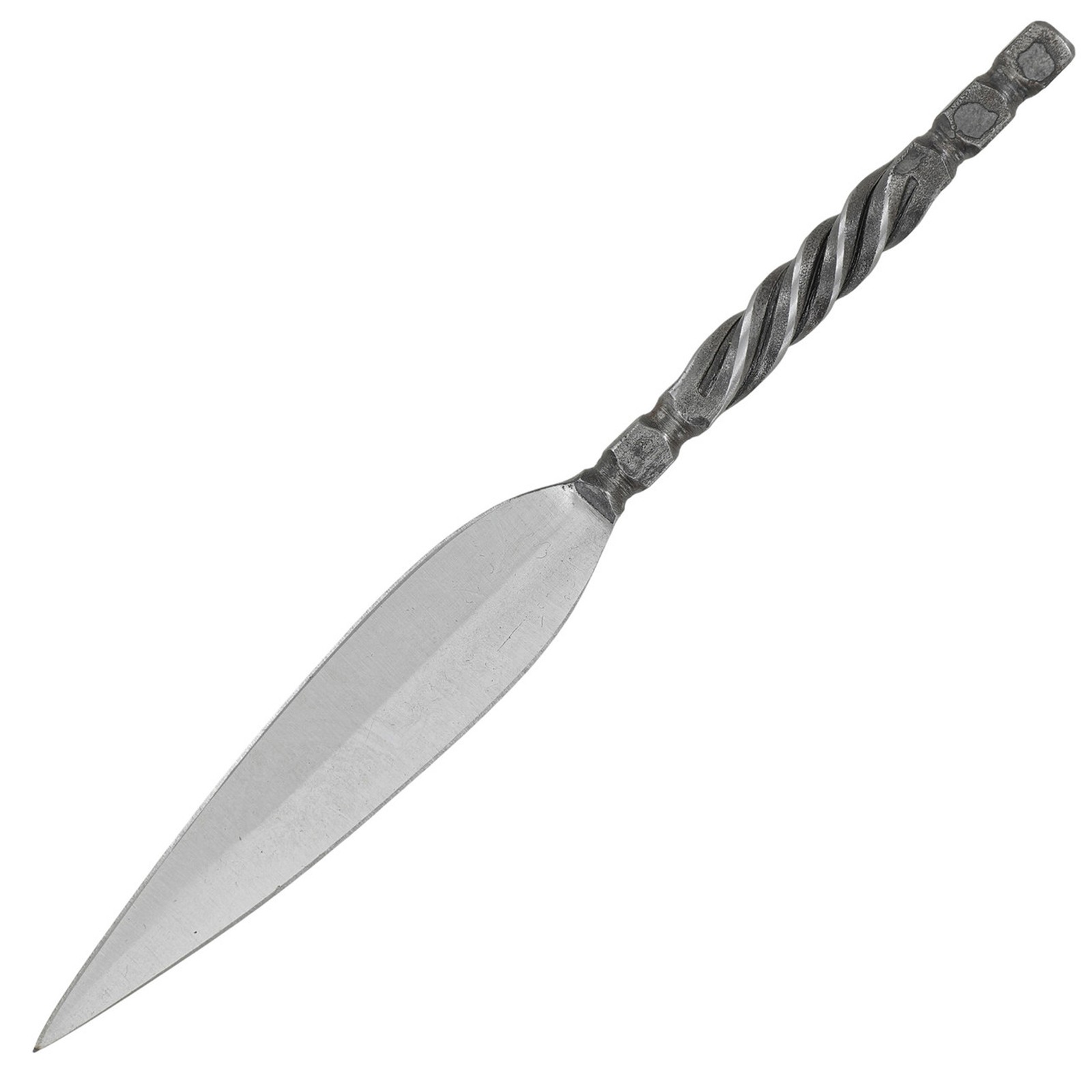 Hand Forged Celtic Letter Opener Squared Twist Handle Carbon Steel Full Tang