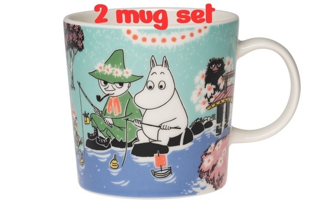 2mug Set. Moomin Arabia. 2026 Year. Simple Joy. New. Only In Japan. Limited Edit