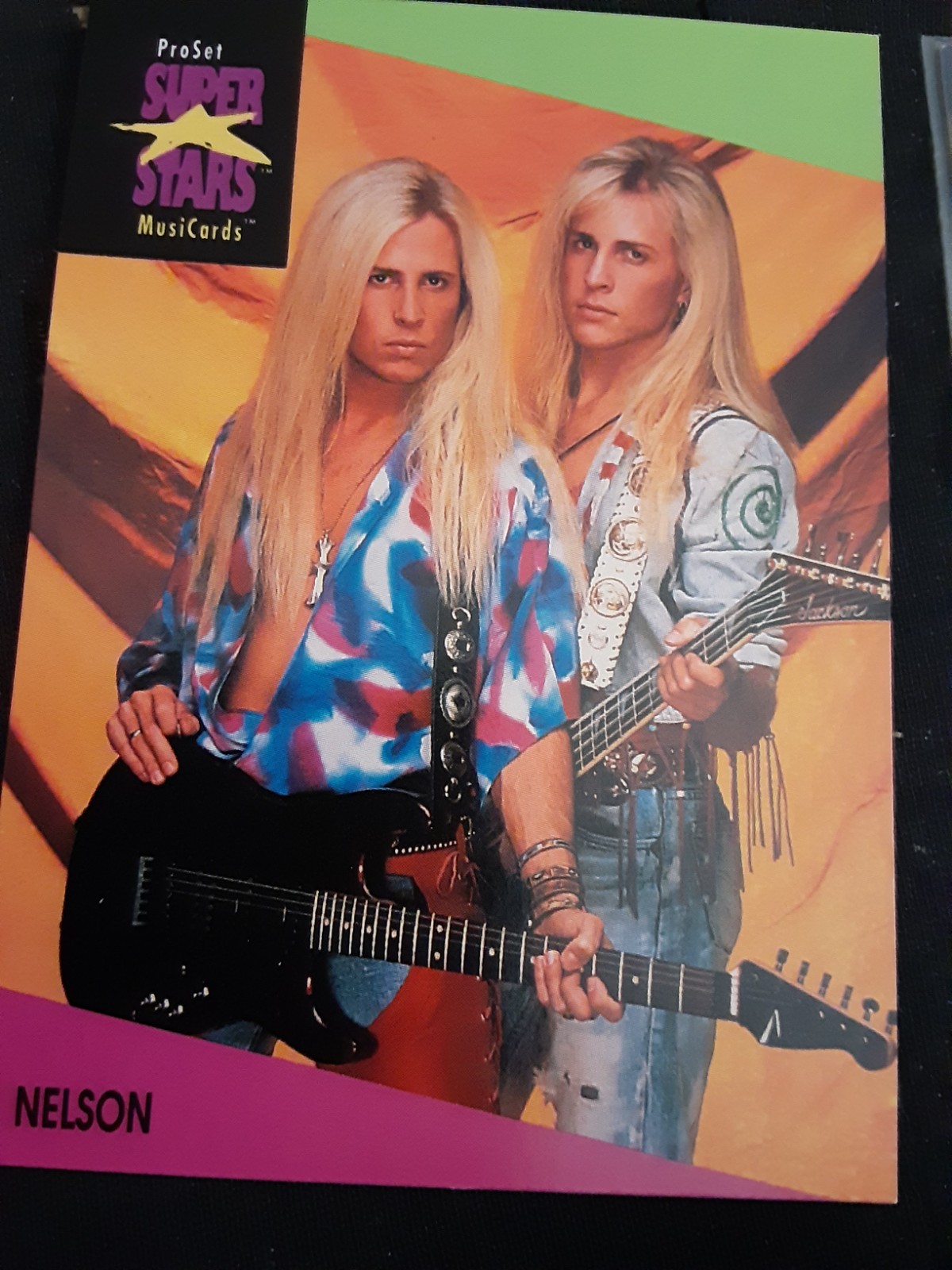 1991 Pro Set SuperStars MusiCards #83 Nelson hair metal
