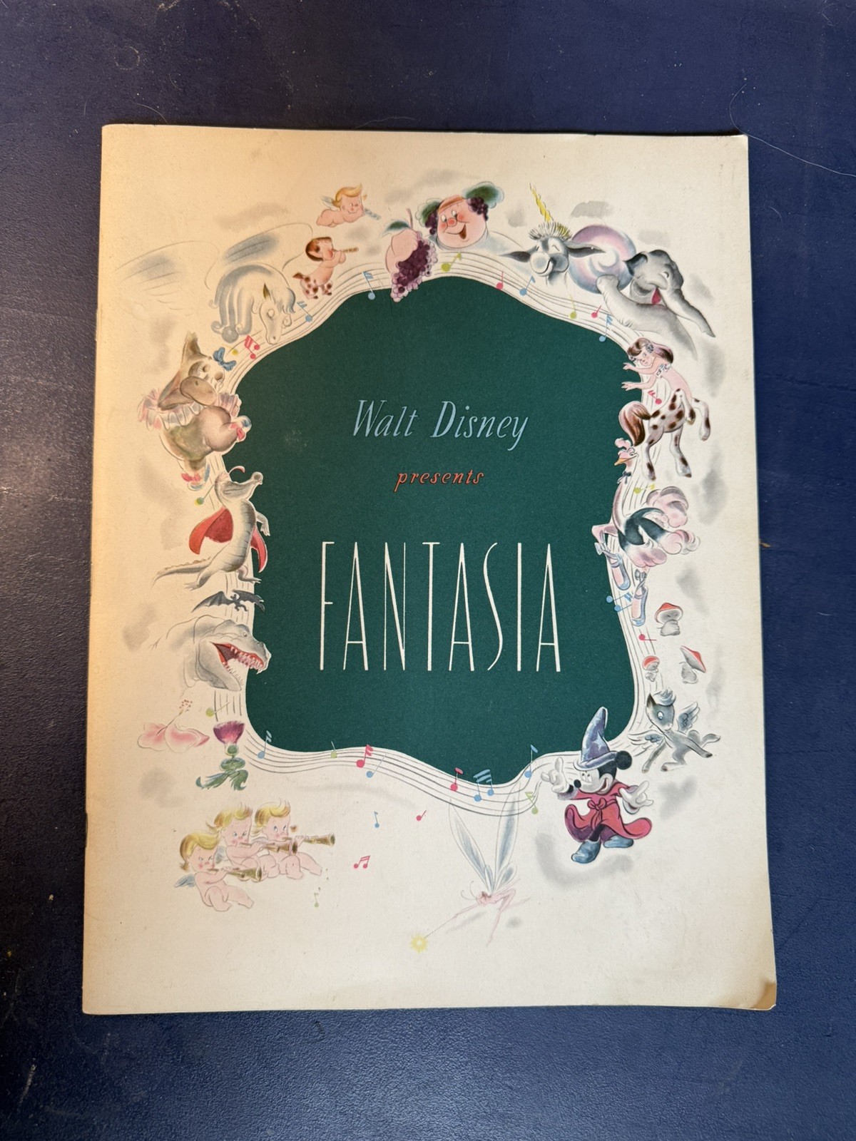Vintage Original Walt Disney Presents Fantasia, Theatre Program 1940