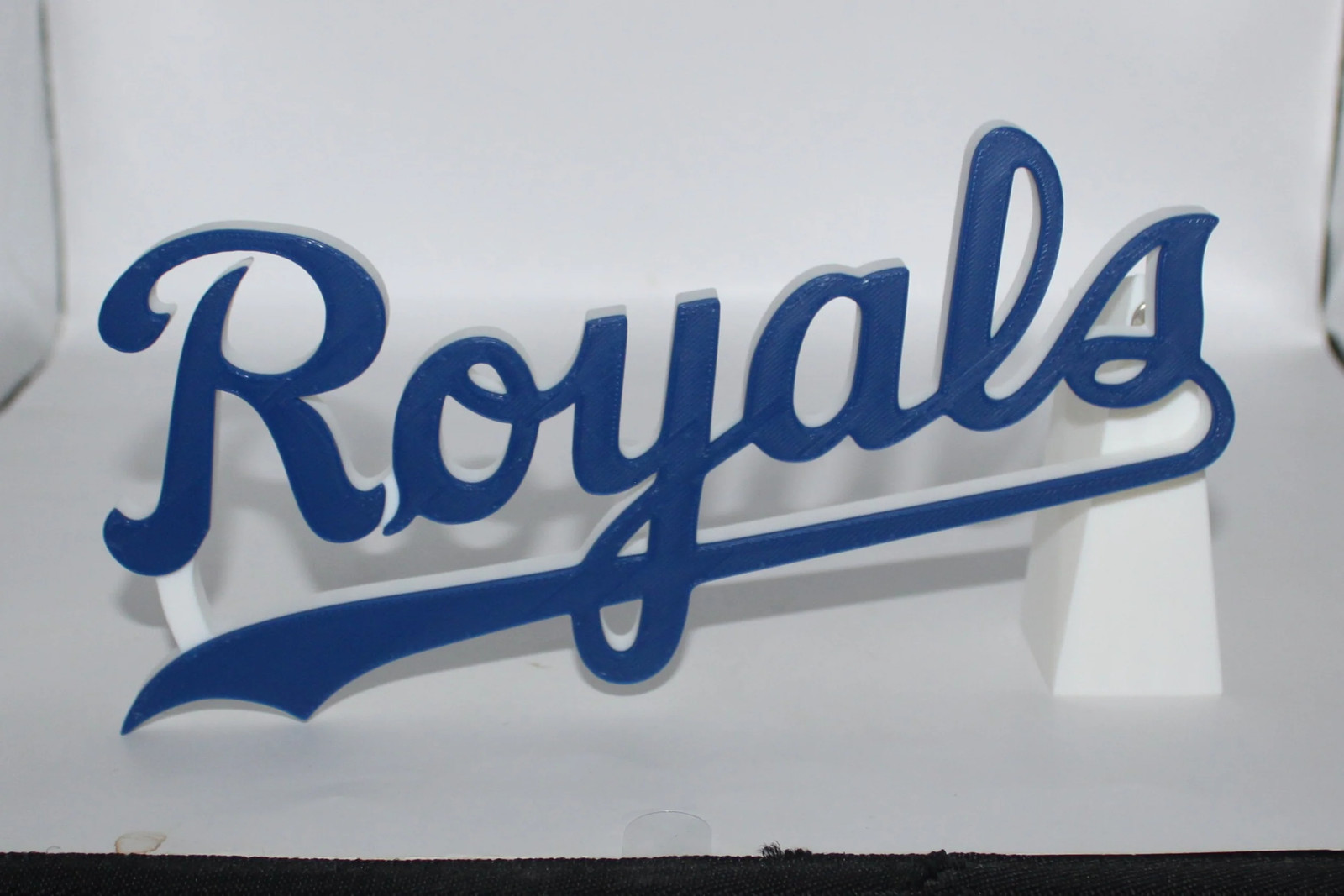 Kansas City Royals Jumbo 12.5in 3D printed Logo Sign Wall Desk Shelf Art
