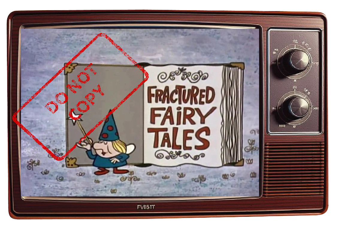 FRACTURED FAIRY TALES Saturday Morning Cartoon Retro TV Fridge Magnet 2×3
