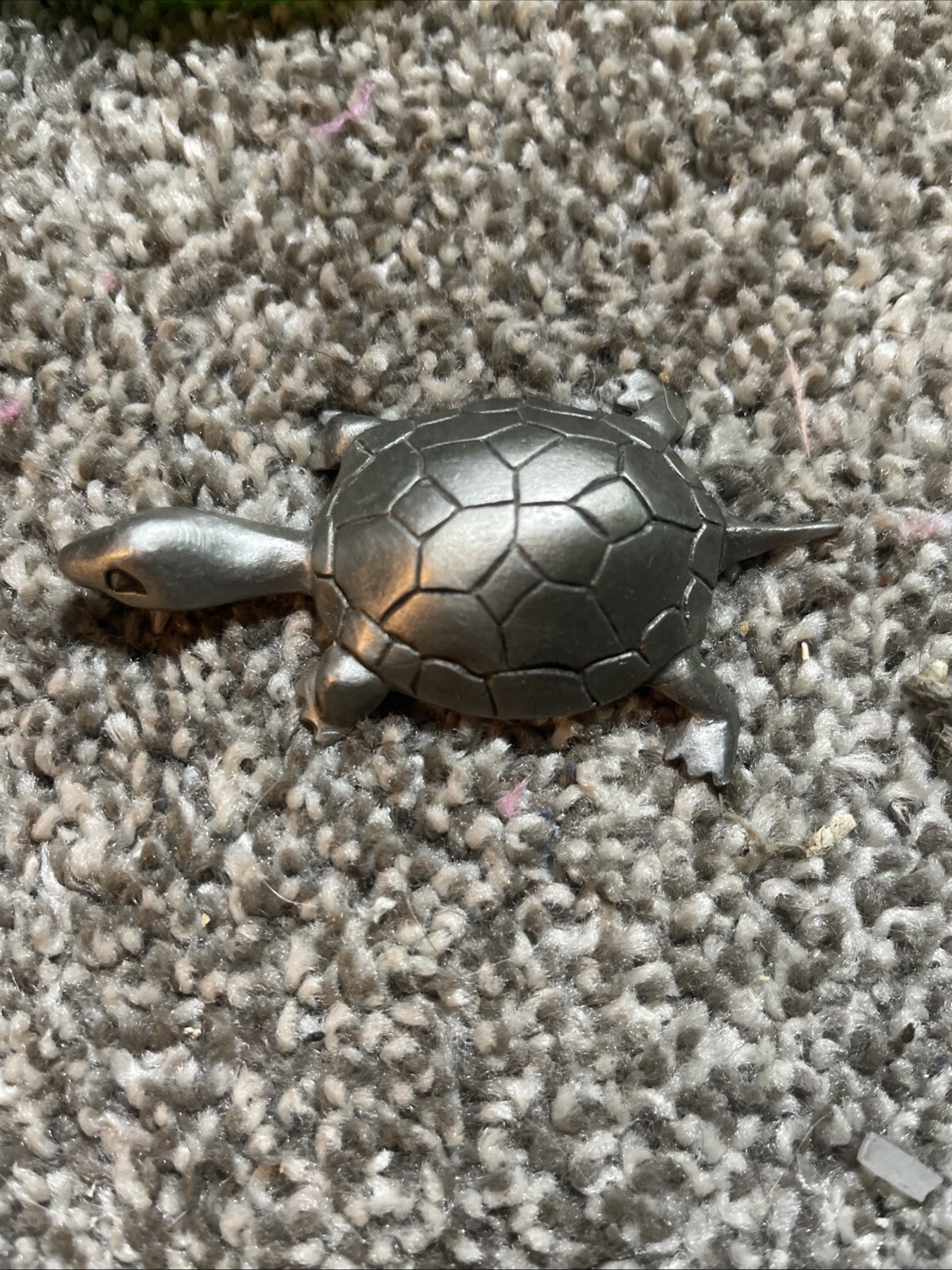 Vintage WF Hudson Pewter Turtle Figurine #606