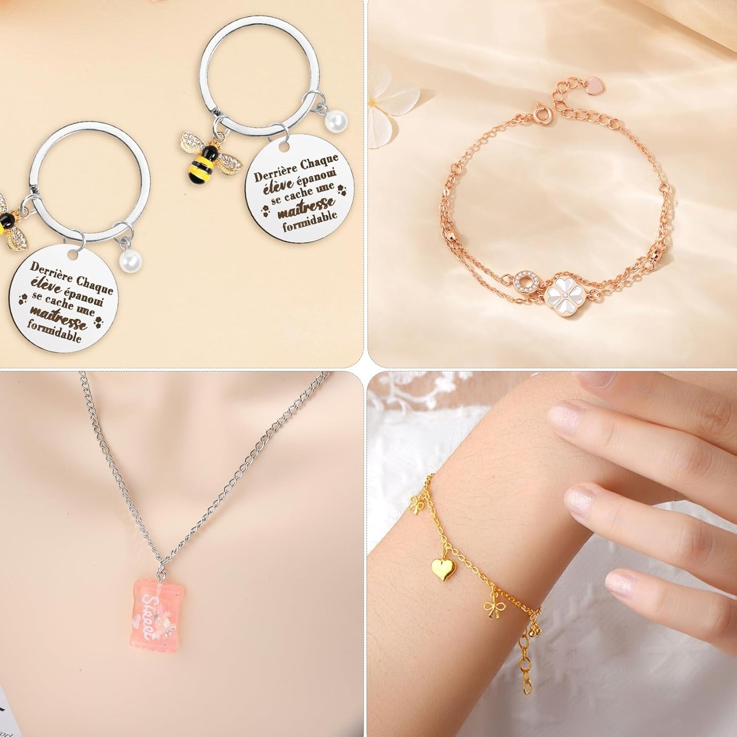 400Pcs Split Rings,Double Loop Jump Ring Sets Split Jump Rings for Jewelry Ma…